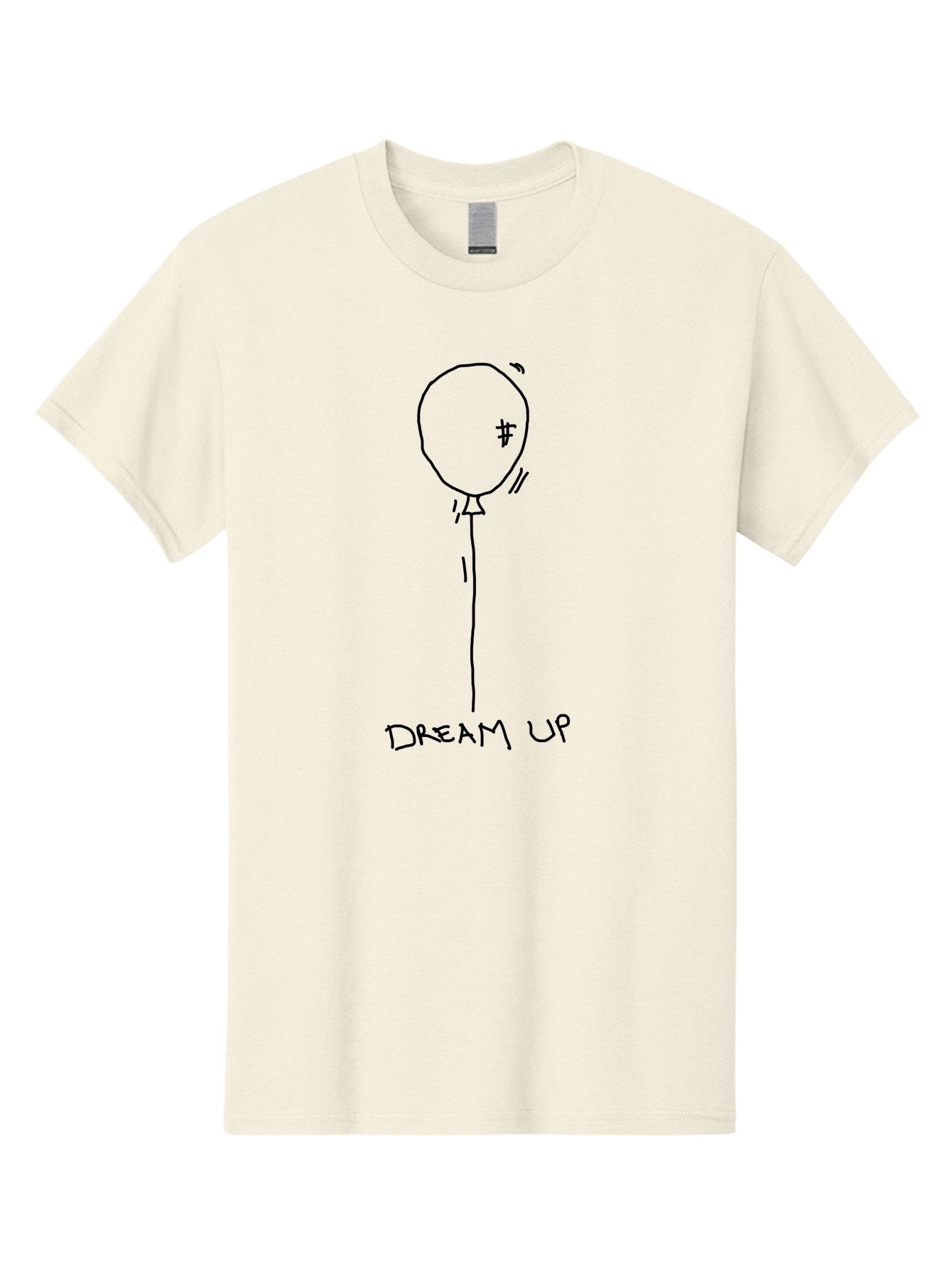 Dream-Up-Balloon Men'S Graphic Tee, 100% Cotton, Comfortable Casual Summer Wear, Machine Washable, Hand Drawn Balloon, Dream Big, Aspirations, Motivation, Inspirational Quote, Simple Illustration, Minimalistic Design, Dollar Sign Symbol -  Aaa028 9