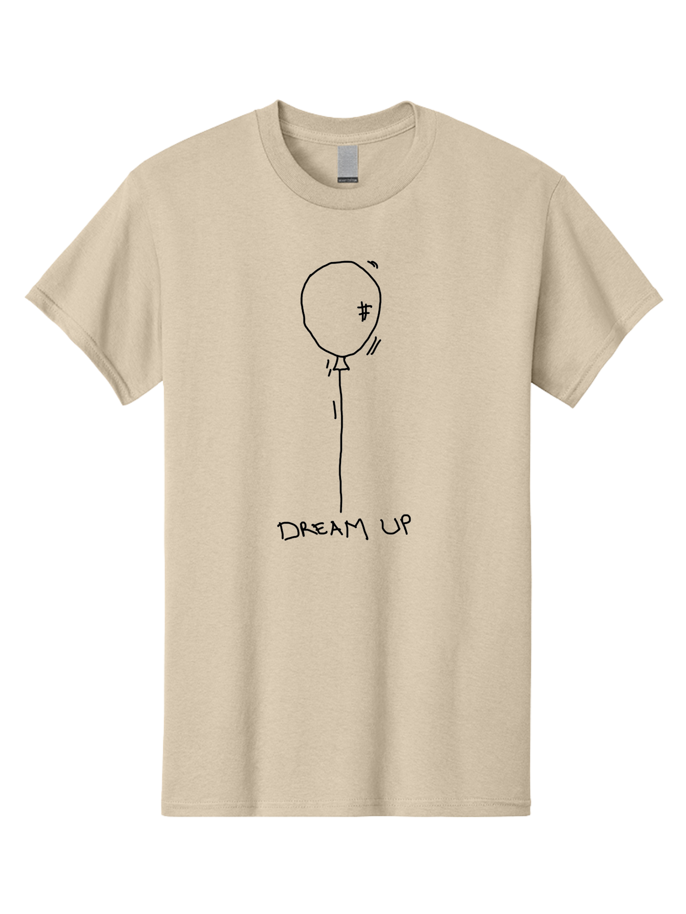 Dream-Up-Balloon Men'S Graphic Tee, 100% Cotton, Comfortable Casual Summer Wear, Machine Washable, Hand Drawn Balloon, Dream Big, Aspirations, Motivation, Inspirational Quote, Simple Illustration, Minimalistic Design, Dollar Sign Symbol -  Aaa028 11