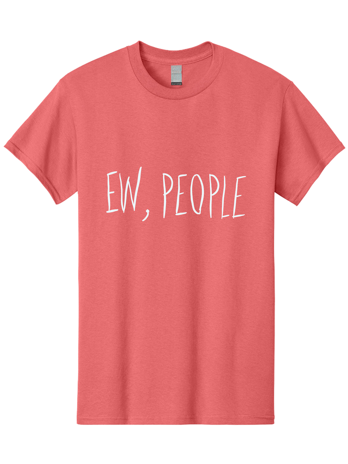 Ew-People Men'S Graphic Tee, 100% Cotton, Comfortable Casual Summer Wear, Machine Washable, Funny Quote, Witty Saying, Sassy Phrase, Relatable Humor, Playful Text, Handwriting Style, Quirky Design, Social Media Meme -  Aaa034 17
