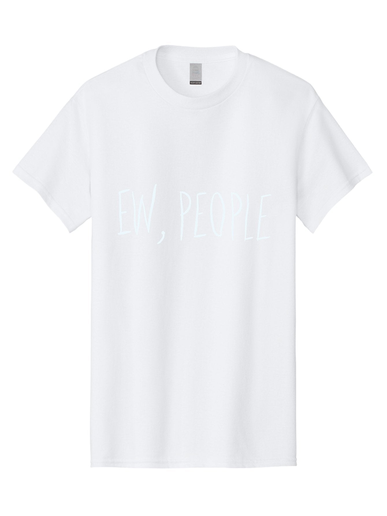 Ew-People Men'S Graphic Tee, 100% Cotton, Comfortable Casual Summer Wear, Machine Washable, Funny Quote, Witty Saying, Sassy Phrase, Relatable Humor, Playful Text, Handwriting Style, Quirky Design, Social Media Meme -  Aaa034 9