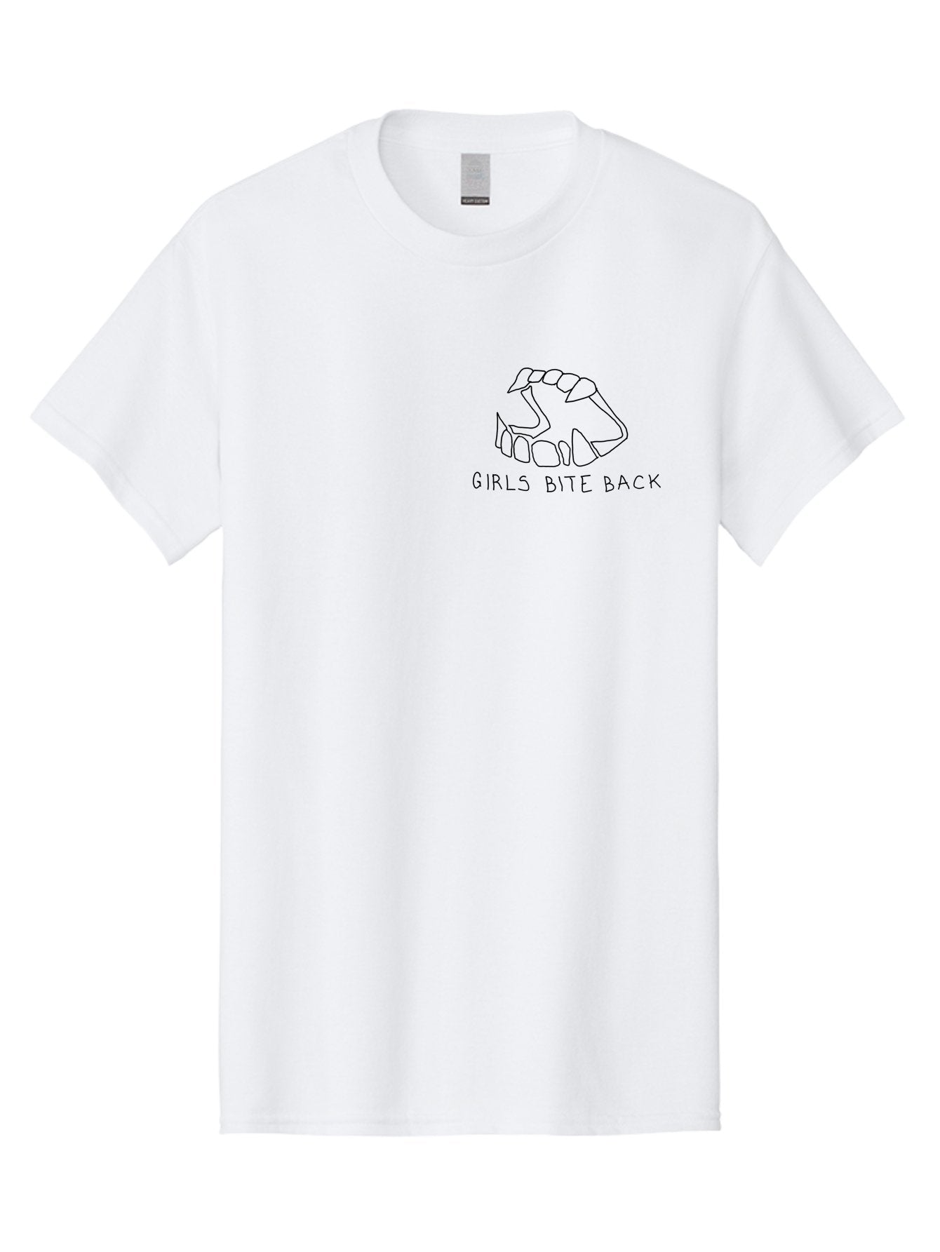 Girls-Bite-Back Men'S Graphic Tee, 100% Cotton, Comfortable Casual Summer Wear, Machine Washable, Female Empowerment, Girl Power, Feminism, Empowerment Movement, Independence, Confidence, Bold Statement, Biting Back -  Aaa046 11