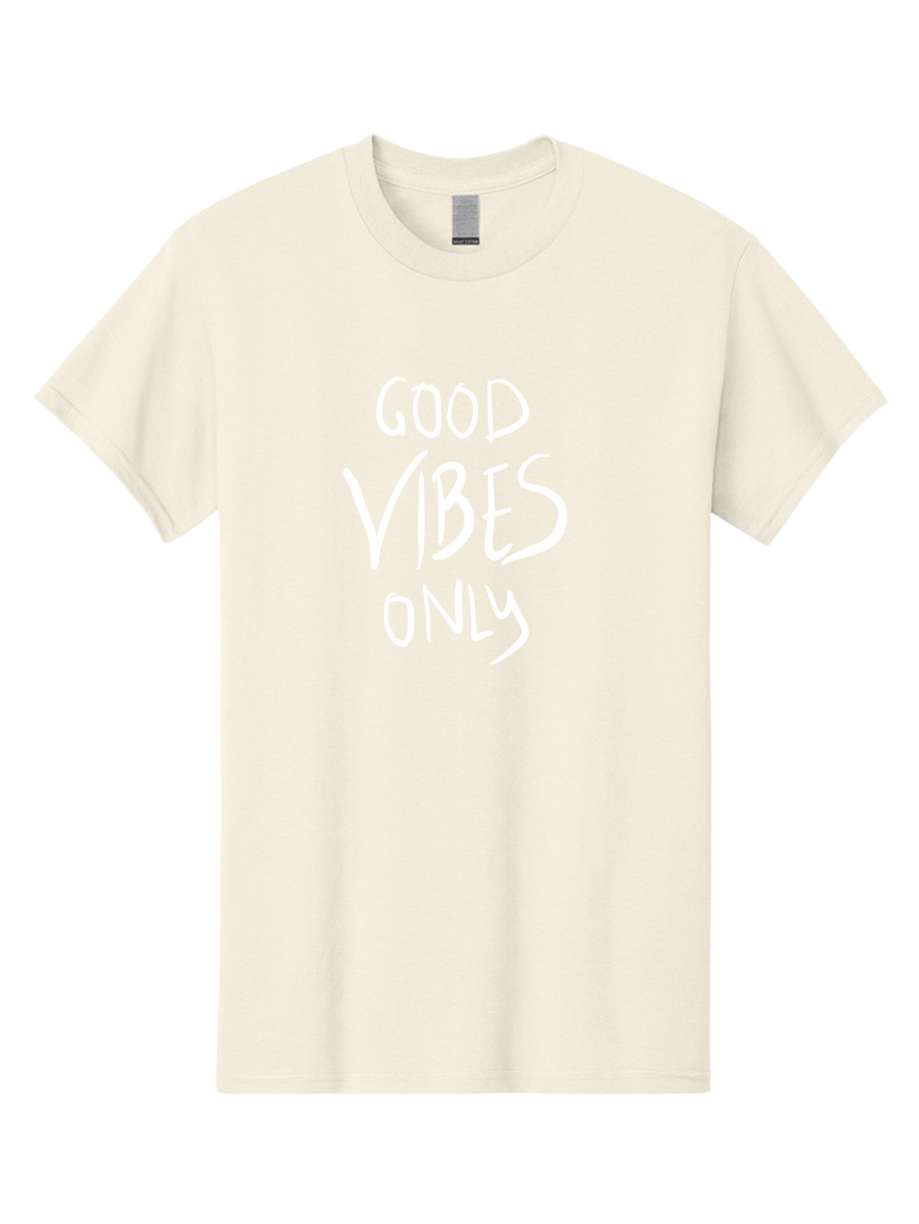Good-Vibes-Only Men'S Graphic Tee, 100% Cotton, Comfortable Casual Summer Wear, Machine Washable, Positive Affirmations, Motivational Quotes, Good Vibes Only, Positivity, Inspiring Messages, Uplifting Quotes, Happy Thoughts -  Aaa048 15