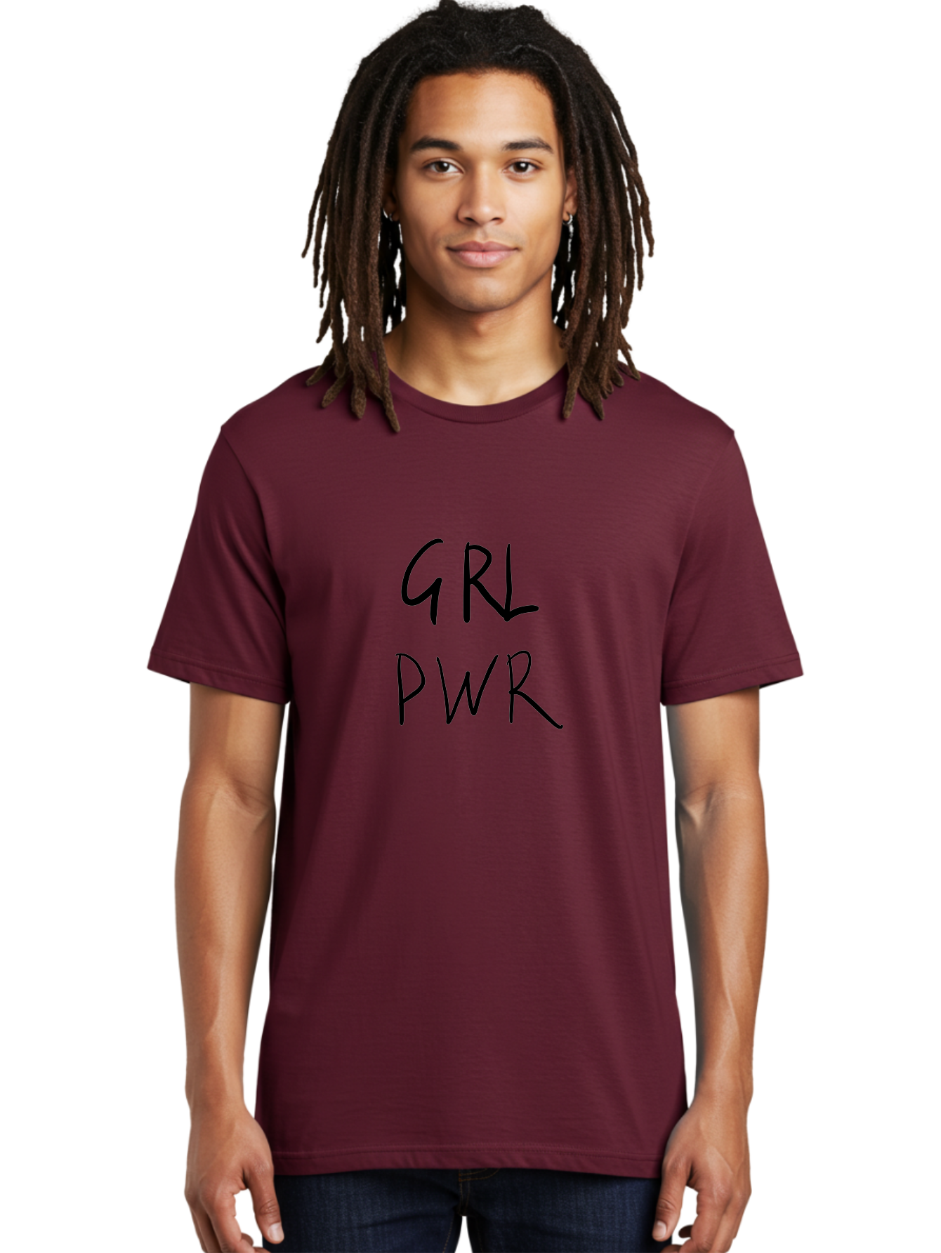 Grl-Pwr Men'S Graphic Tee, 100% Cotton, Comfortable Casual Summer Wear, Machine Washable, Girl Power, Female Empowerment, Feminist Movement, Women'S Rights, Strong Women, Social Justice -  Aaa049 28