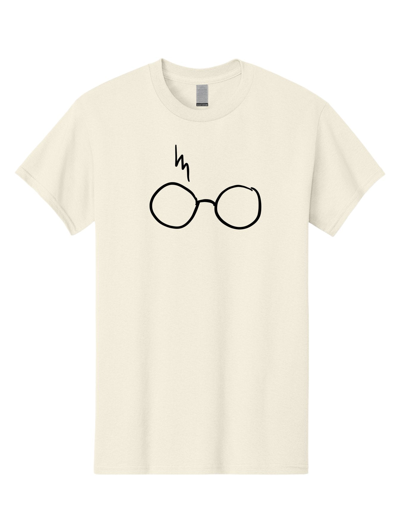 Harry-Potter-Glasses Men'S Graphic Tee, 100% Cotton, Comfortable Casual Summer Wear, Machine Washable, Harry Potter Glasses, Round Glasses, Lightning Bolt, Iconic Symbol, Harry Potter Character, Wizarding World, Magic, Fantasy, -  Aaa051 9