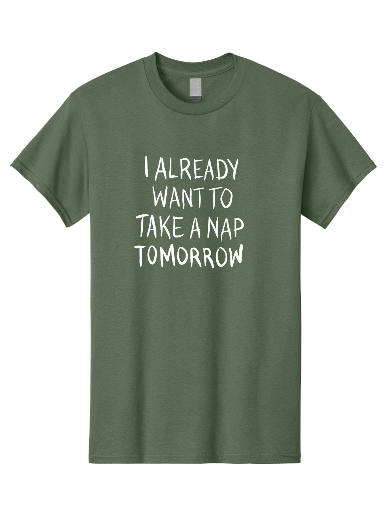 I-Already-Want-To-Take-A-Nap-Tomorrow Men'S Graphic Tee, 100% Cotton, Comfortable Casual Summer Wear, Machine Washable, Funny Quotes, Sleepy Vibes, Nap Time, Relaxation Mode, Tired Humor, Sleep Deprivation, Humorous Sayings, Funny Memes, -  Aaa056 5