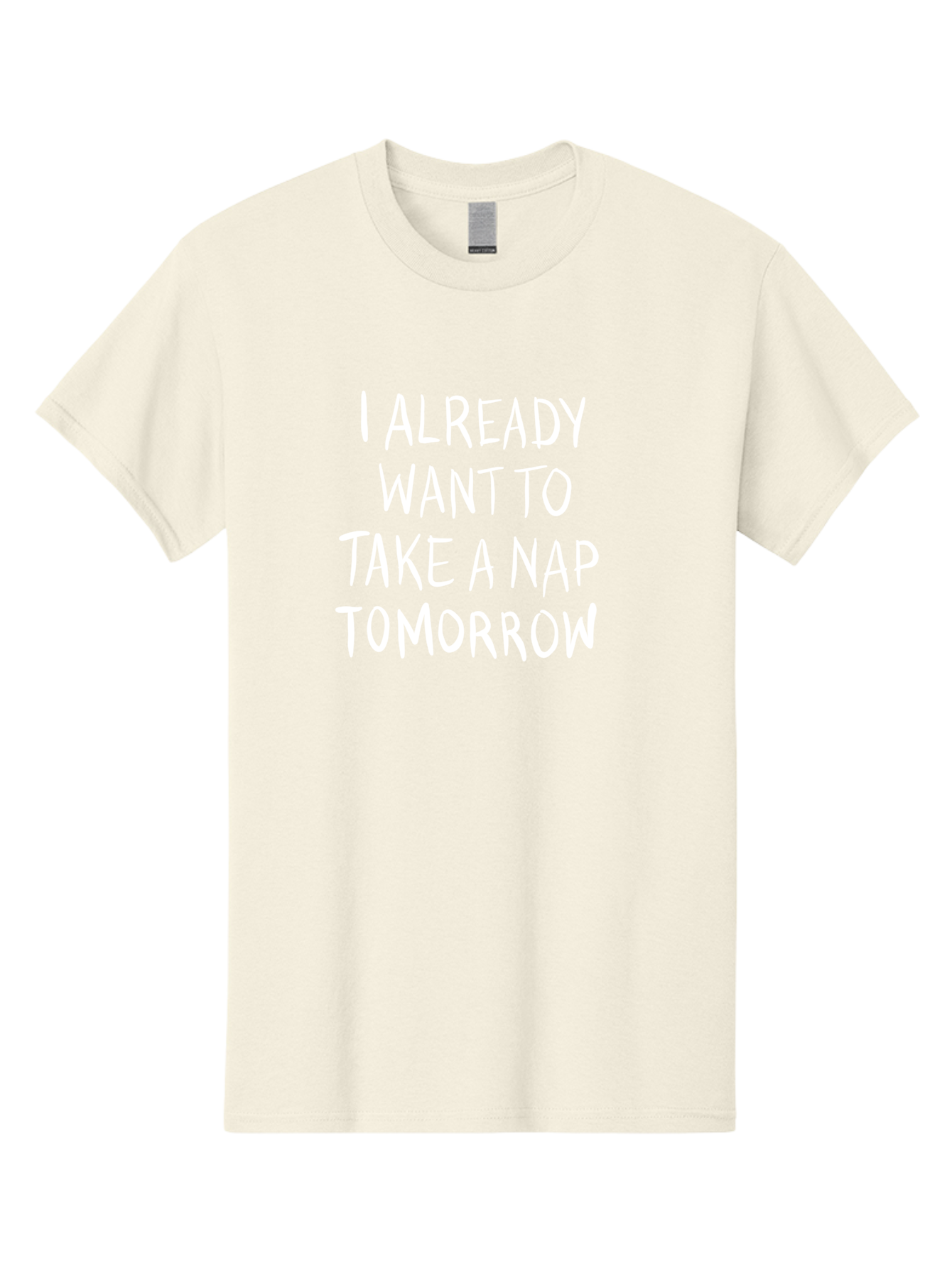 I-Already-Want-To-Take-A-Nap-Tomorrow Men'S Graphic Tee, 100% Cotton, Comfortable Casual Summer Wear, Machine Washable, Funny Quotes, Sleepy Vibes, Nap Time, Relaxation Mode, Tired Humor, Sleep Deprivation, Humorous Sayings, Funny Memes, -  Aaa056 13