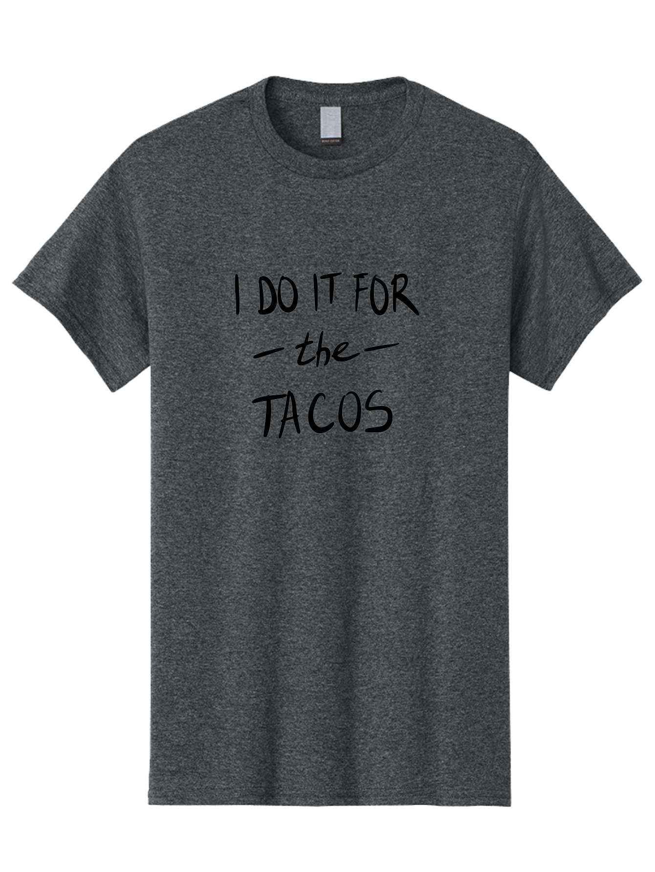 I-Do-It-For-The-Tacos Men'S Graphic Tee, 100% Cotton, Comfortable Casual Summer Wear, Machine Washable, Funny Quote, Taco Love, Foodie Humor, Hilarious Meme, Motivational Phrase, Taco Motivation -  Aaa060 15