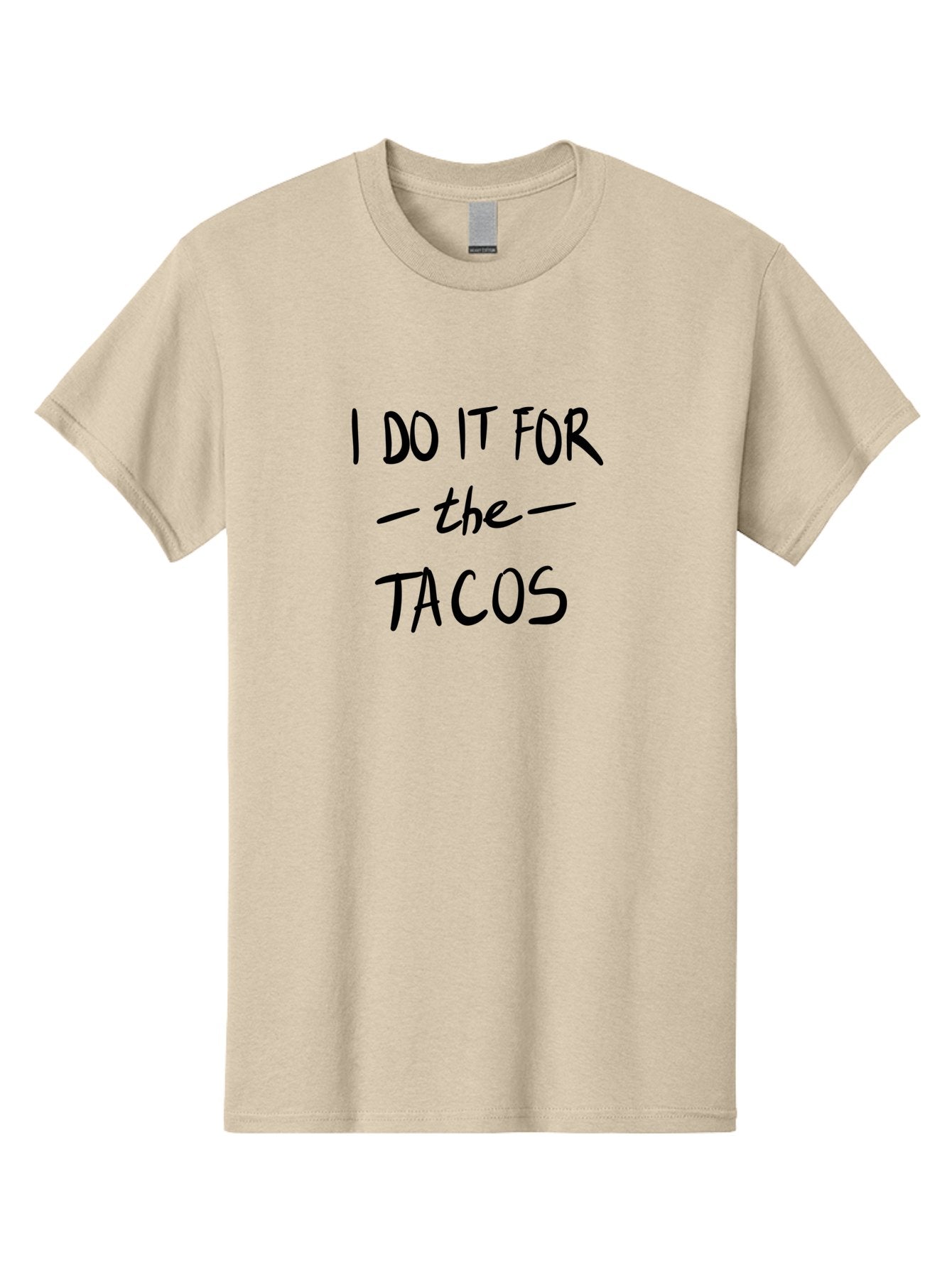 I-Do-It-For-The-Tacos Men'S Graphic Tee, 100% Cotton, Comfortable Casual Summer Wear, Machine Washable, Funny Quote, Taco Love, Foodie Humor, Hilarious Meme, Motivational Phrase, Taco Motivation -  Aaa060 15