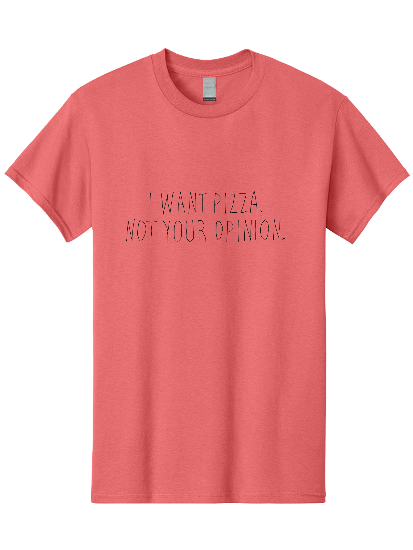 I-Want-Pizza Men'S Graphic Tee, 100% Cotton, Comfortable Casual Summer Wear, Machine Washable, Pizza Quote, Funny Sayings, Sassy Phrases, Humorous Quotes, Witty One-Liners, Pizza Lovers, Foodie Humor, Sarcastic Sayings -  Aaa078 5