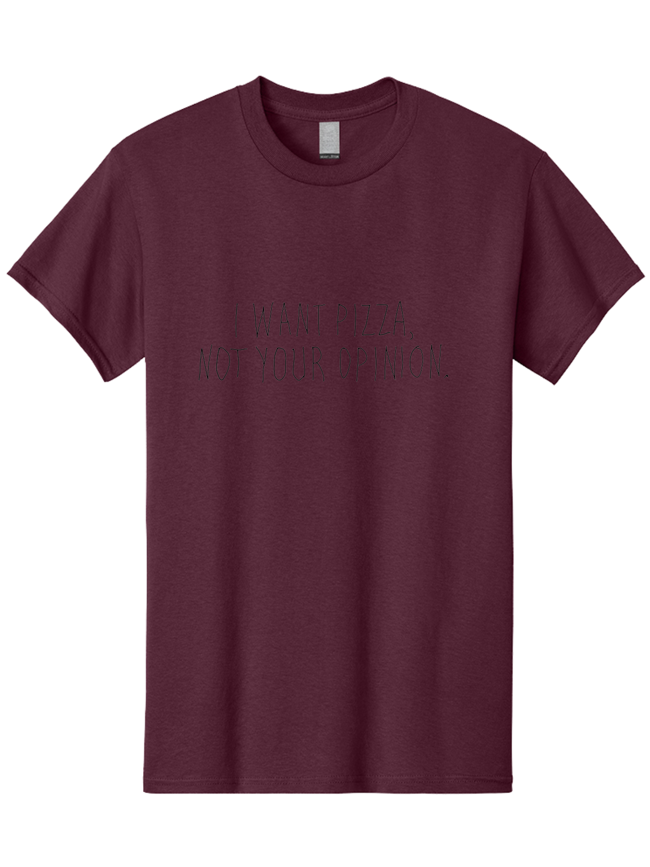 I-Want-Pizza Men'S Graphic Tee, 100% Cotton, Comfortable Casual Summer Wear, Machine Washable, Pizza Quote, Funny Sayings, Sassy Phrases, Humorous Quotes, Witty One-Liners, Pizza Lovers, Foodie Humor, Sarcastic Sayings -  Aaa078 7