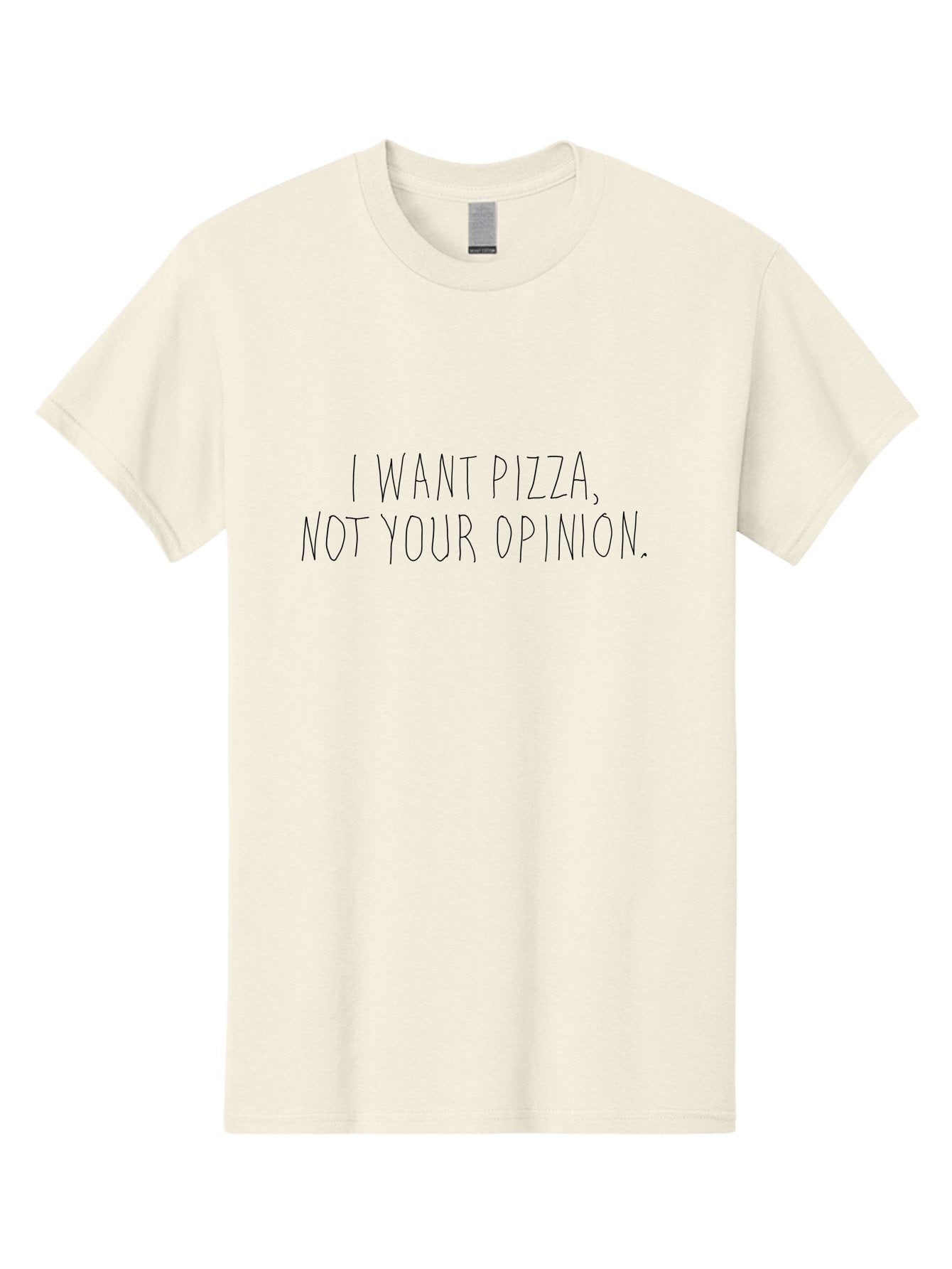 I-Want-Pizza Men'S Graphic Tee, 100% Cotton, Comfortable Casual Summer Wear, Machine Washable, Pizza Quote, Funny Sayings, Sassy Phrases, Humorous Quotes, Witty One-Liners, Pizza Lovers, Foodie Humor, Sarcastic Sayings -  Aaa078 13