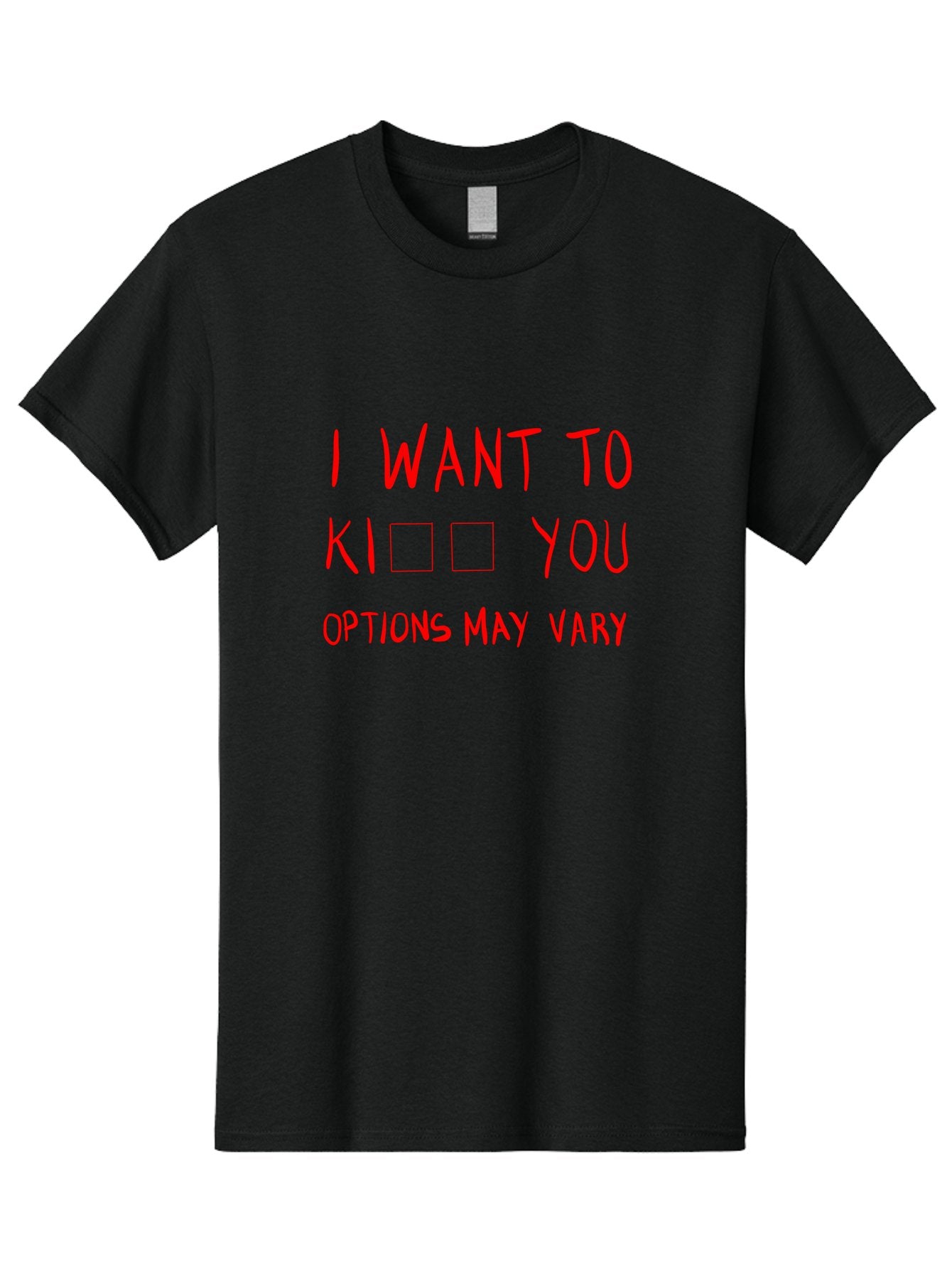 I-Want-To-Kill-You Men'S Graphic Tee, 100% Cotton, Comfortable Casual Summer Wear, Machine Washable, Humorous Graphic, Funny Sayings, Quirky Phrases, Sarcastic Humor, Ironic Expression, Playful Violence, Options May Vary, Meme Inspiration, -  Aaa079 27