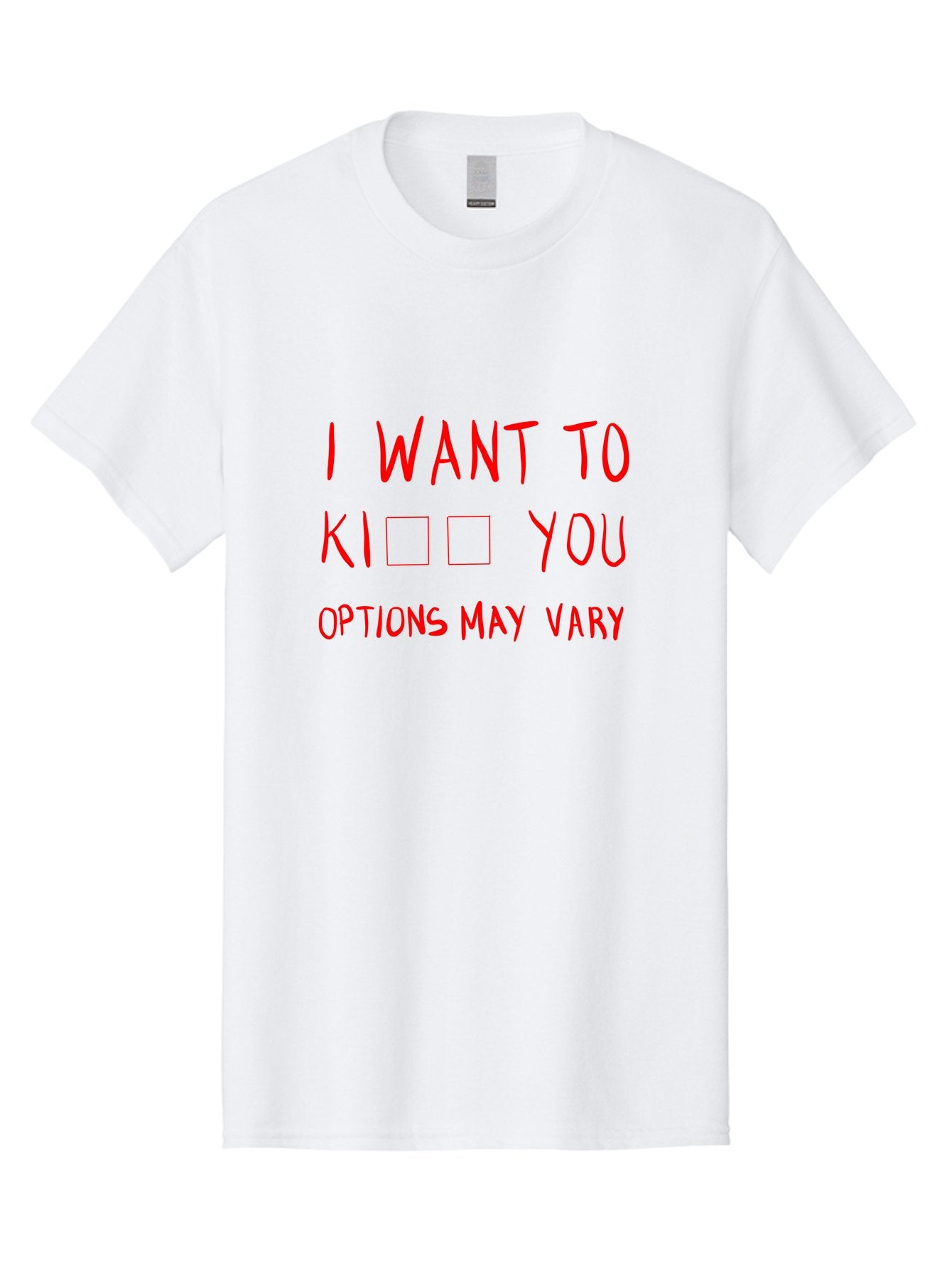 I-Want-To-Kill-You Men'S Graphic Tee, 100% Cotton, Comfortable Casual Summer Wear, Machine Washable, Humorous Graphic, Funny Sayings, Quirky Phrases, Sarcastic Humor, Ironic Expression, Playful Violence, Options May Vary, Meme Inspiration, -  Aaa079 19