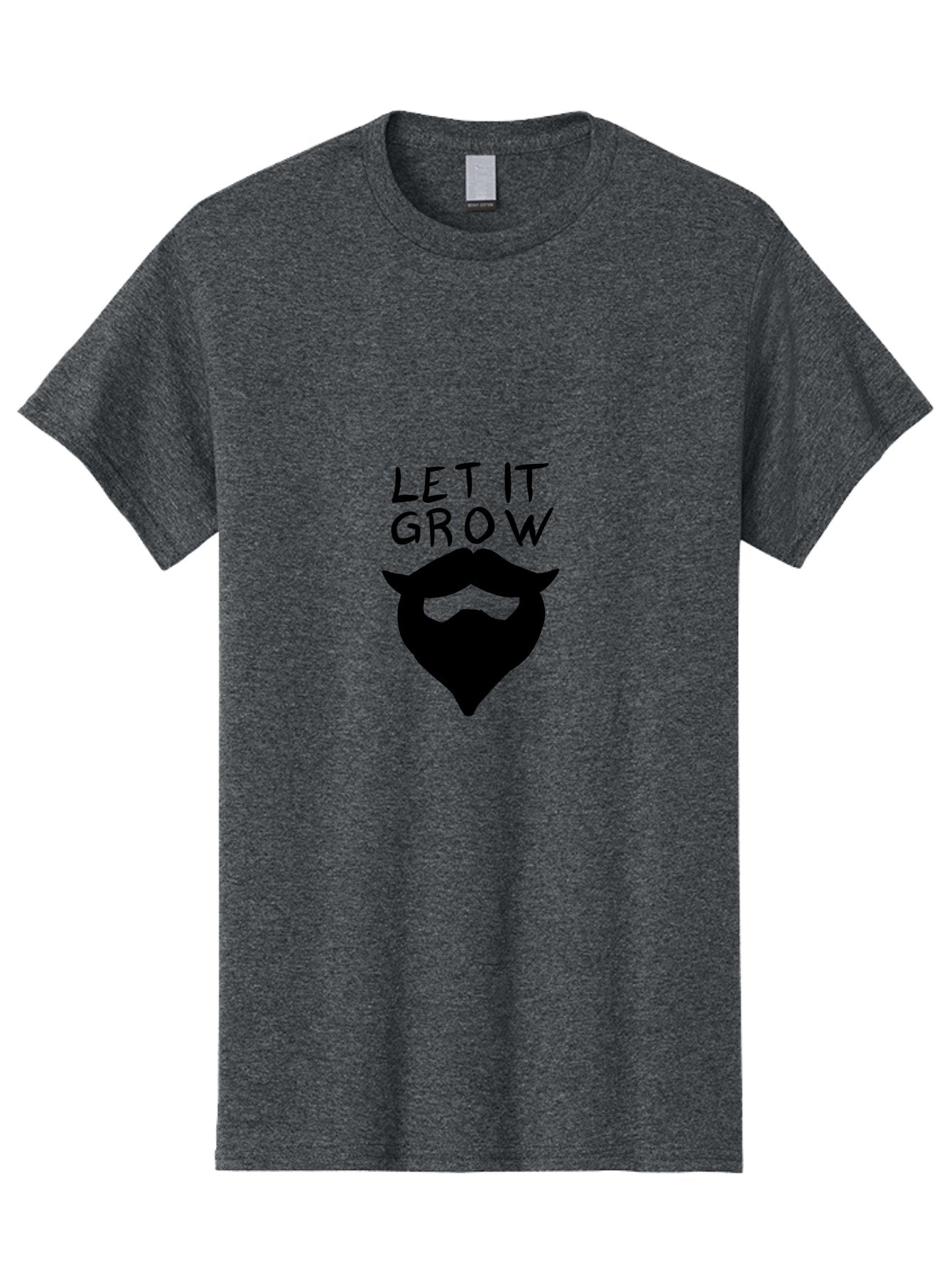 Let-It-Grow Men'S Graphic Tee, 100% Cotton, Comfortable Casual Summer Wear, Machine Washable, Beard Care, Facial Hair, Grooming, Let It Grow, Beard Growth, Hipster Style, Beard Maintenance, Beard Products -  Aaa086 9