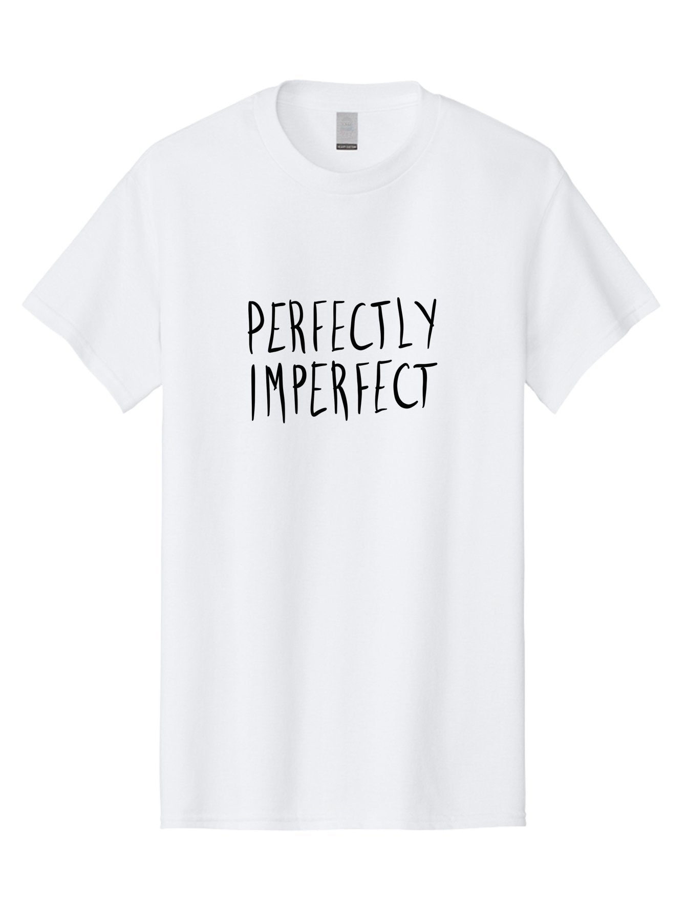 Perfectly-Imperfect Men'S Graphic Tee, 100% Cotton, Comfortable Casual Summer Wear, Machine Washable, Inspirational Quote, Positive Affirmation, Self-Acceptance, Motivation, Empowerment, Individuality, Uniqueness, Confidence Boost -  Aaa111 27