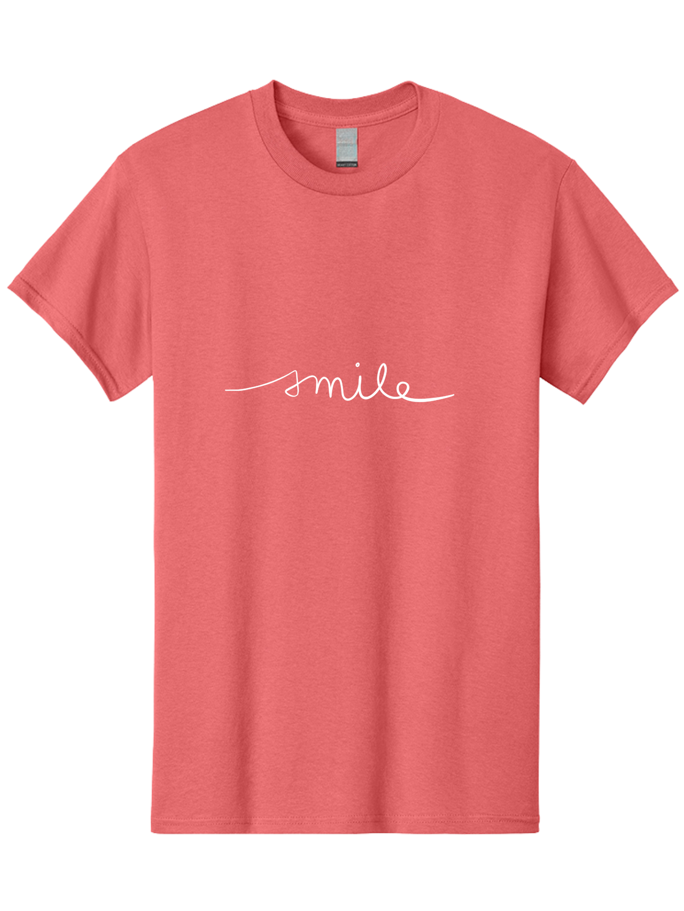 Smile Men'S Graphic Tee, 100% Cotton, Comfortable Casual Summer Wear, Machine Washable, Smile, Positivity, Happiness, Joyful Emotions, Uplifting Vibes, Feel-Good Atmosphere, Handwritten Text, Friendly Tone, Good Vibes, Welcoming Message -  Aaa125 11