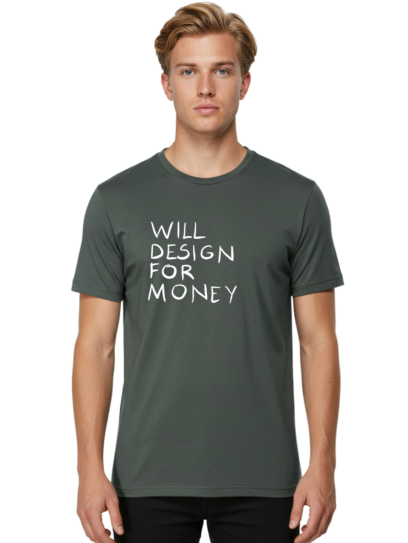 Will-Design-For-Money Men'S Graphic Tee, 100% Cotton, Comfortable Casual Summer Wear, Machine Washable, Graphic Design Services, Freelance Designer, Design For Hire, Money Making Opportunities, Professional Design Solutions, Custom Graphics -  Aaa140 10