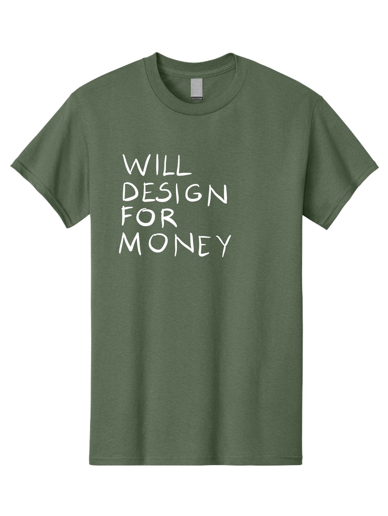 Will-Design-For-Money Men'S Graphic Tee, 100% Cotton, Comfortable Casual Summer Wear, Machine Washable, Graphic Design Services, Freelance Designer, Design For Hire, Money Making Opportunities, Professional Design Solutions, Custom Graphics -  Aaa140 29