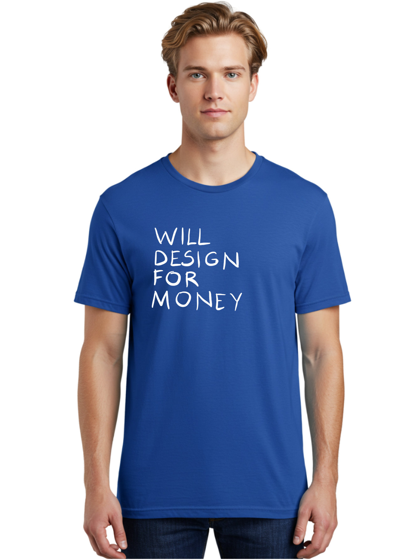 Will-Design-For-Money Men'S Graphic Tee, 100% Cotton, Comfortable Casual Summer Wear, Machine Washable, Graphic Design Services, Freelance Designer, Design For Hire, Money Making Opportunities, Professional Design Solutions, Custom Graphics -  Aaa140 4
