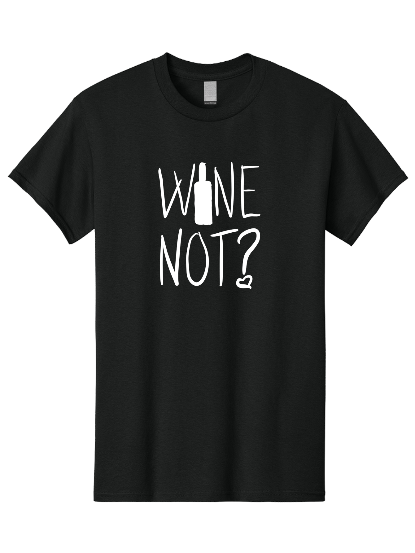 Wine-Not Men'S Graphic Tee, 100% Cotton, Comfortable Casual Summer Wear, Machine Washable, Wine Bottle, Playful Message, Witty Phrase, Wine Pun, Heart Symbol, Wine Lover, Funny Quote -  Aaa141 29