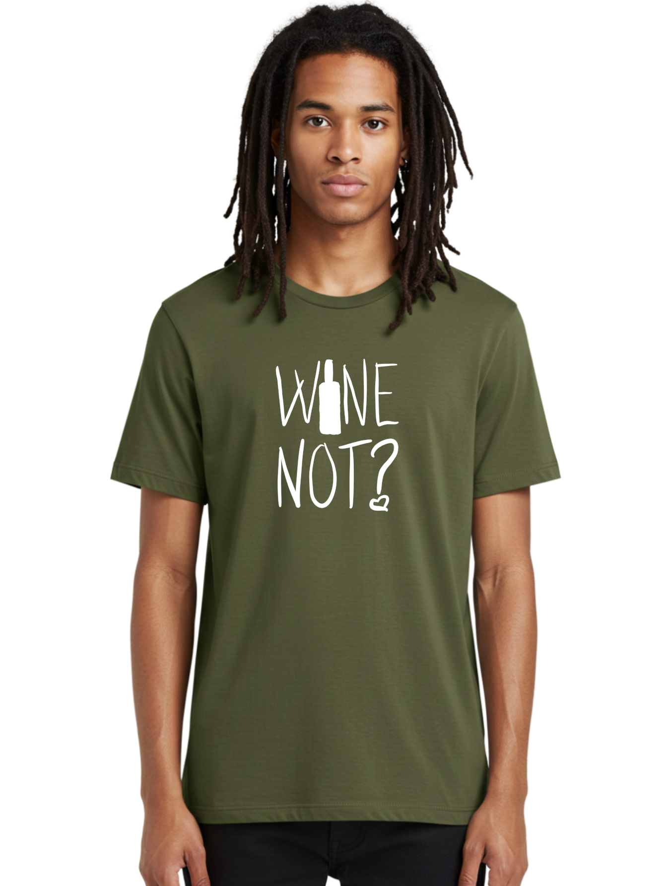 Wine-Not Men'S Graphic Tee, 100% Cotton, Comfortable Casual Summer Wear, Machine Washable, Wine Bottle, Playful Message, Witty Phrase, Wine Pun, Heart Symbol, Wine Lover, Funny Quote -  Aaa141 18