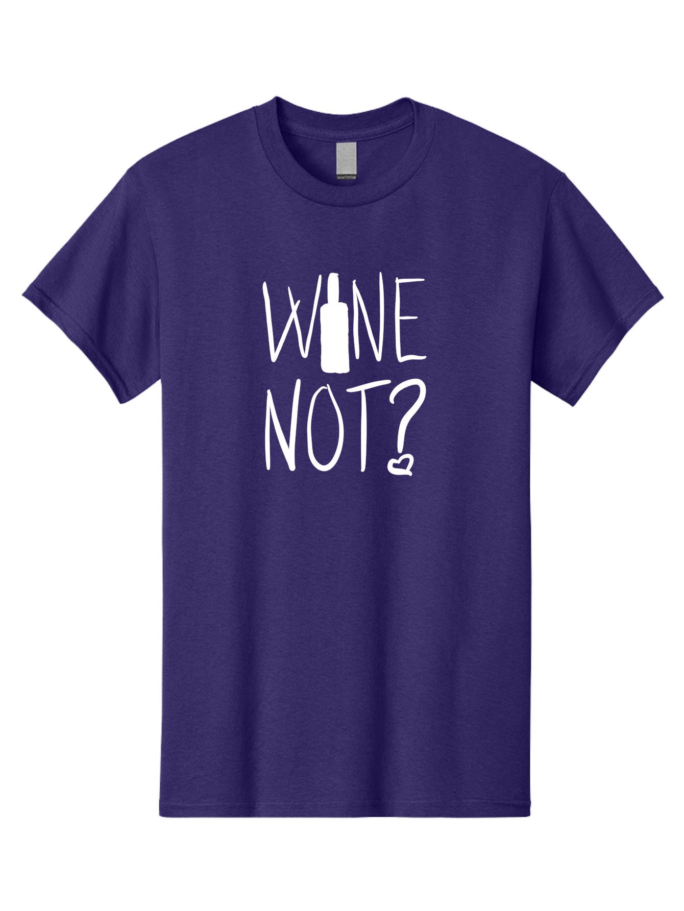 Wine-Not Men'S Graphic Tee, 100% Cotton, Comfortable Casual Summer Wear, Machine Washable, Wine Bottle, Playful Message, Witty Phrase, Wine Pun, Heart Symbol, Wine Lover, Funny Quote -  Aaa141 19