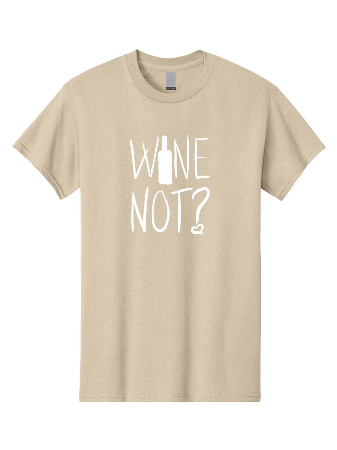 Wine-Not Men'S Graphic Tee, 100% Cotton, Comfortable Casual Summer Wear, Machine Washable, Wine Bottle, Playful Message, Witty Phrase, Wine Pun, Heart Symbol, Wine Lover, Funny Quote -  Aaa141 13