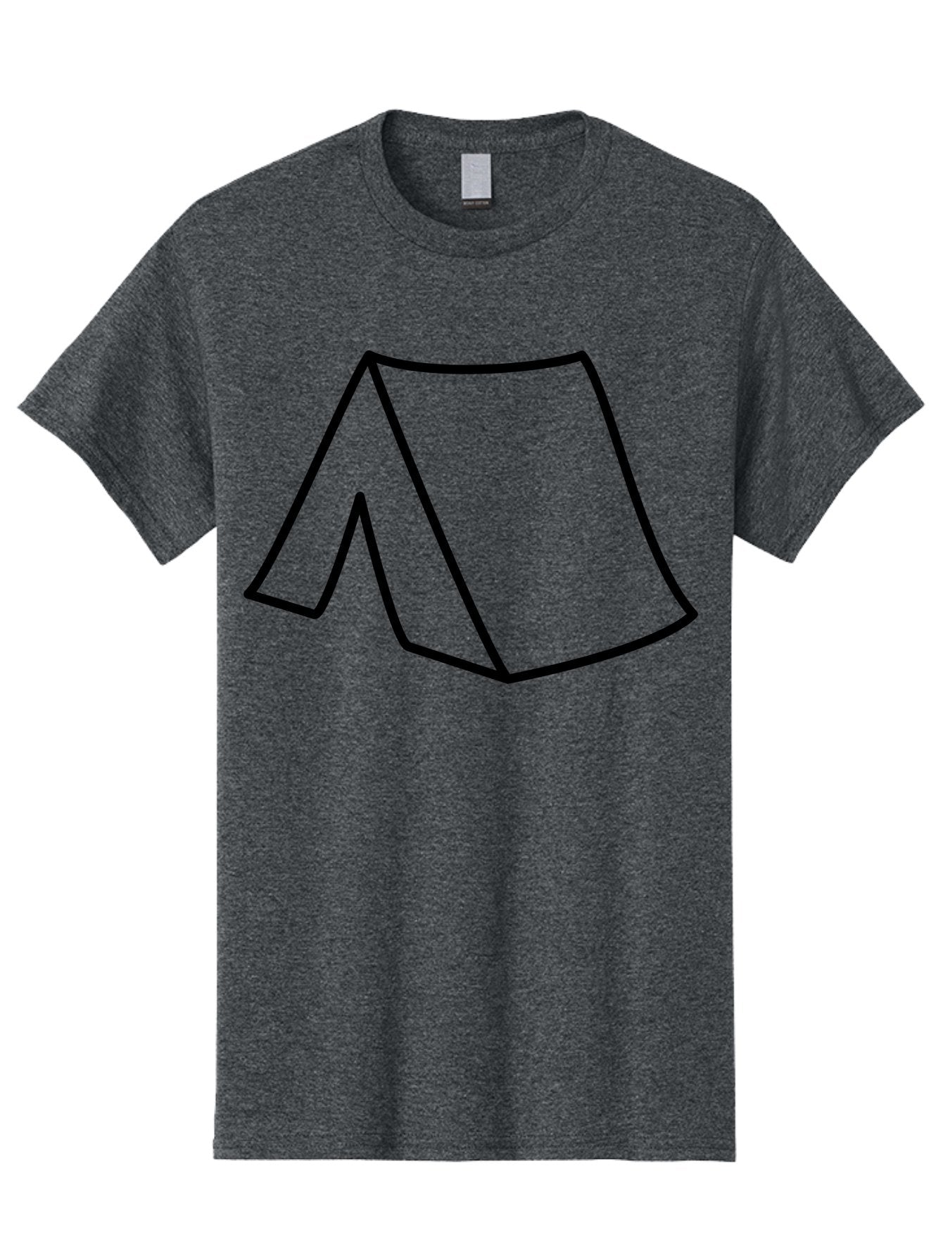 A Men'S Graphic Tee, 100% Cotton, Comfortable Casual Summer Wear, Machine Washable, Simple Line Art, Capital Letter A, Stylized Letter, Minimalist Design, Black Outline, Modern Typography -  Aaa153 11