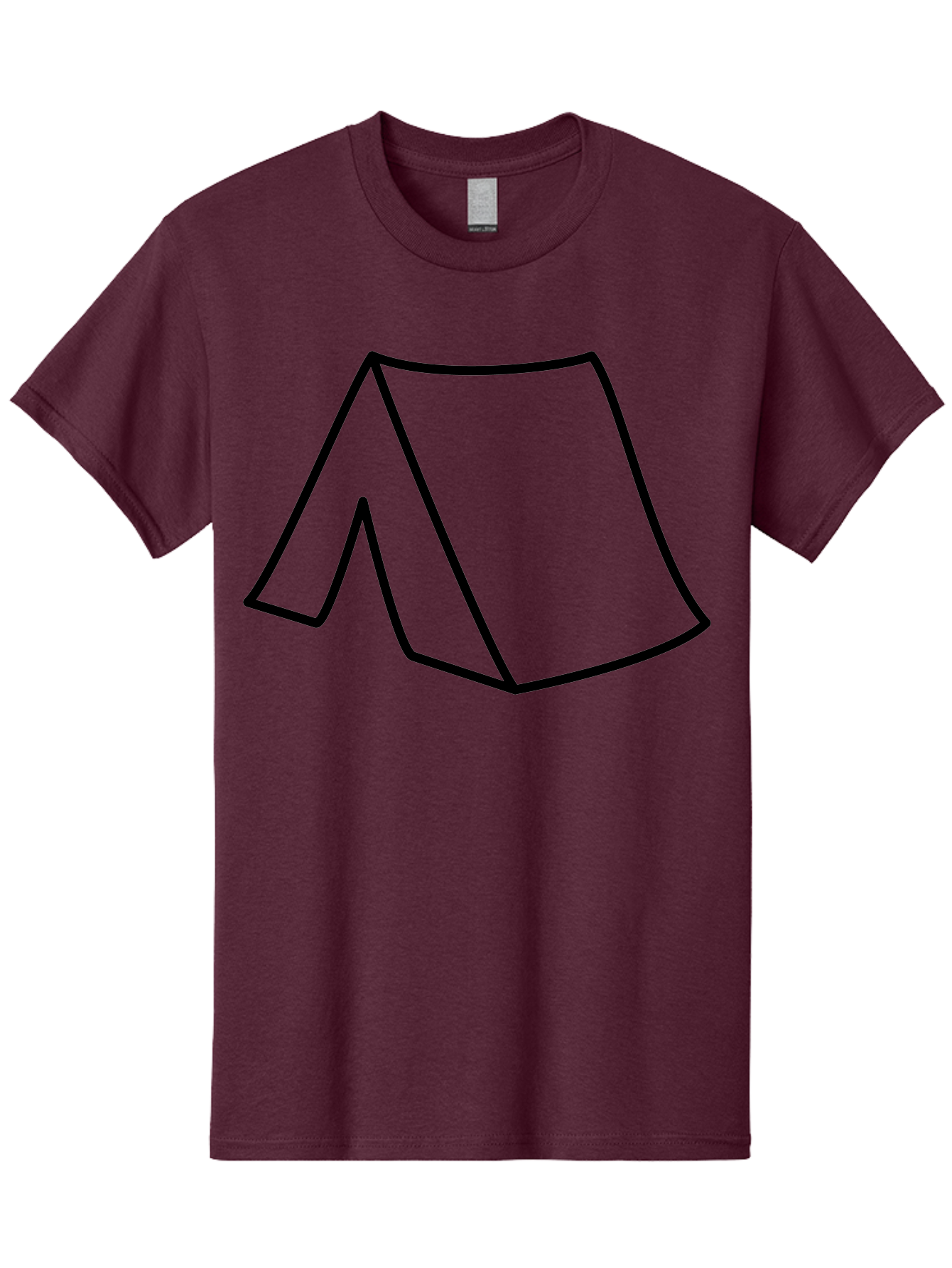 A Men'S Graphic Tee, 100% Cotton, Comfortable Casual Summer Wear, Machine Washable, Simple Line Art, Capital Letter A, Stylized Letter, Minimalist Design, Black Outline, Modern Typography -  Aaa153 15