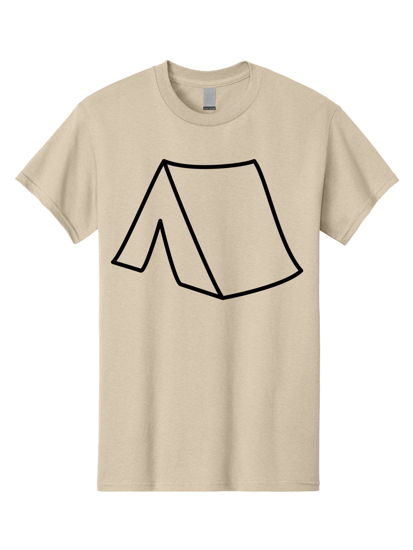 A Men'S Graphic Tee, 100% Cotton, Comfortable Casual Summer Wear, Machine Washable, Simple Line Art, Capital Letter A, Stylized Letter, Minimalist Design, Black Outline, Modern Typography -  Aaa153 15