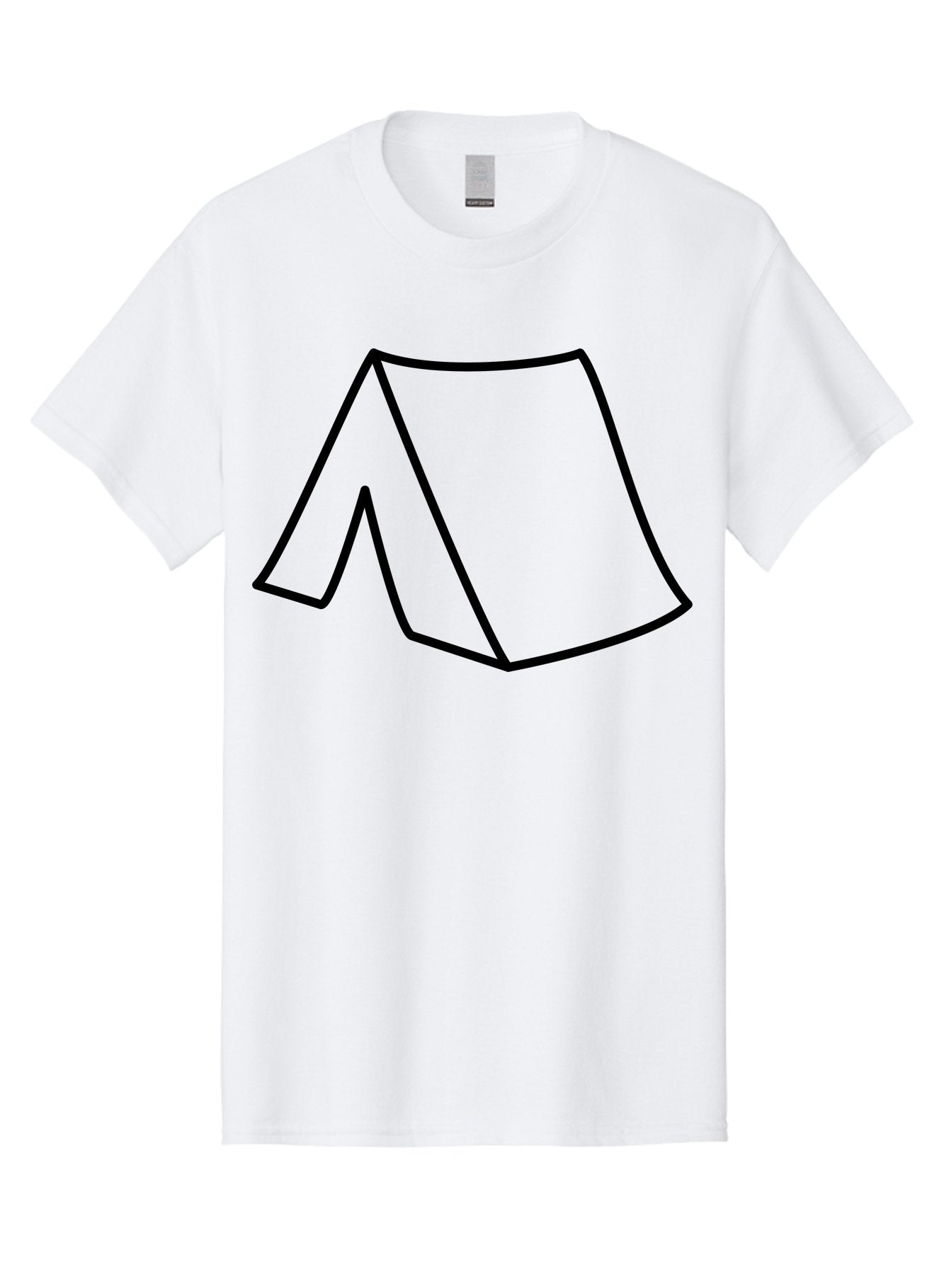 A Men'S Graphic Tee, 100% Cotton, Comfortable Casual Summer Wear, Machine Washable, Simple Line Art, Capital Letter A, Stylized Letter, Minimalist Design, Black Outline, Modern Typography -  Aaa153 27