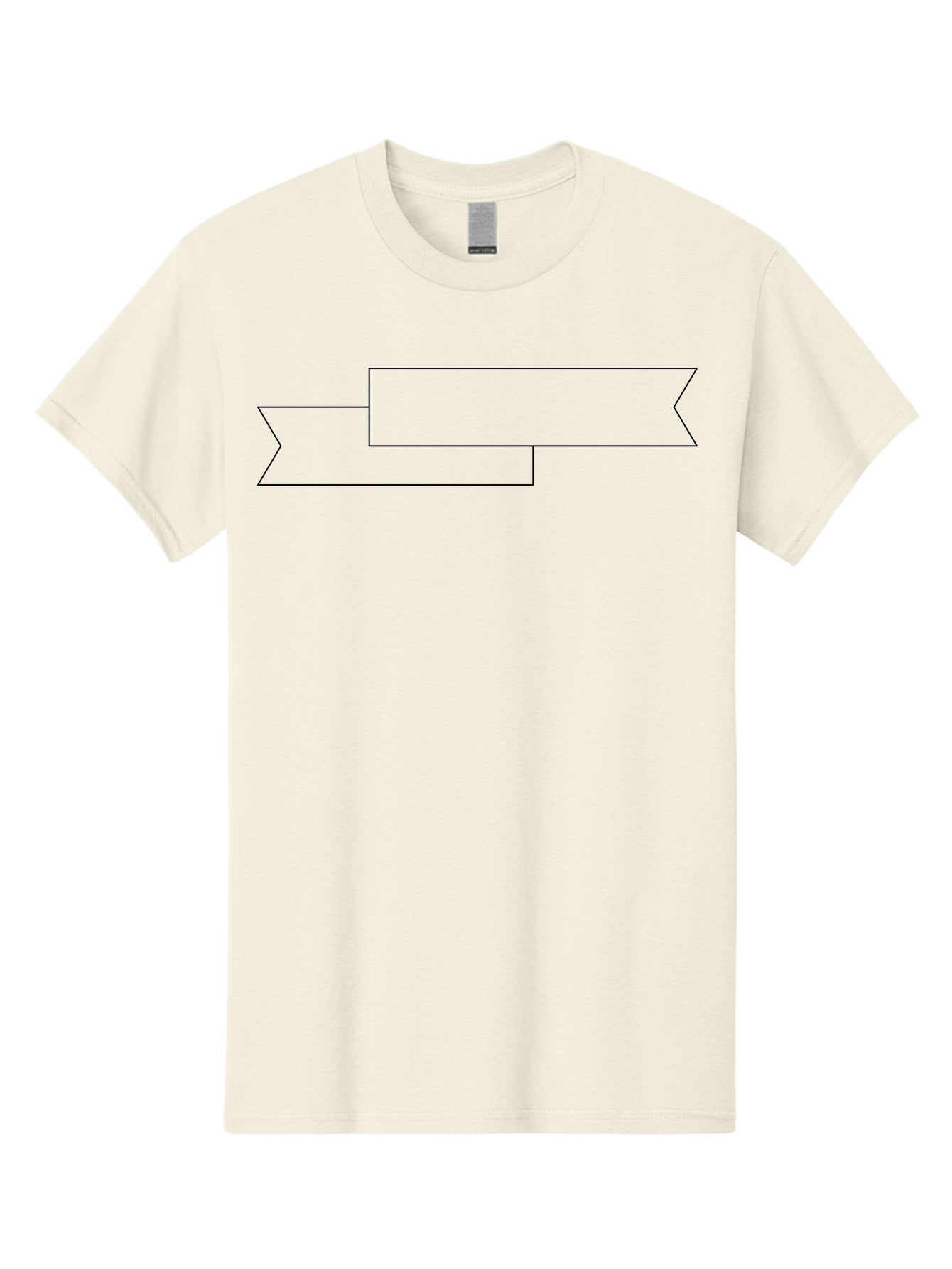 Black-Arrow Men'S Graphic Tee, 100% Cotton, Comfortable Casual Summer Wear, Machine Washable, Double Arrow Banner, Graphic Design Element, Directional Symbol, Navigation Icon, Outline Graphics, Simple Shapes -  Aaa159