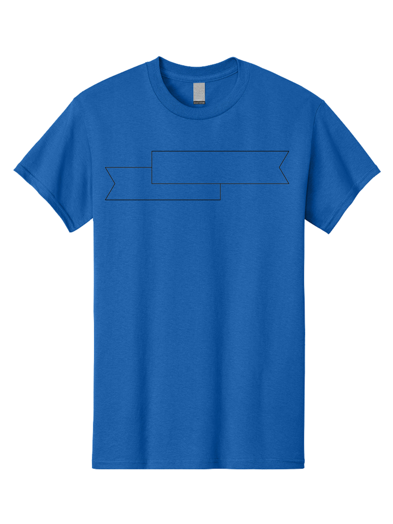 Black-Arrow Men'S Graphic Tee, 100% Cotton, Comfortable Casual Summer Wear, Machine Washable, Double Arrow Banner, Graphic Design Element, Directional Symbol, Navigation Icon, Outline Graphics, Simple Shapes -  Aaa159