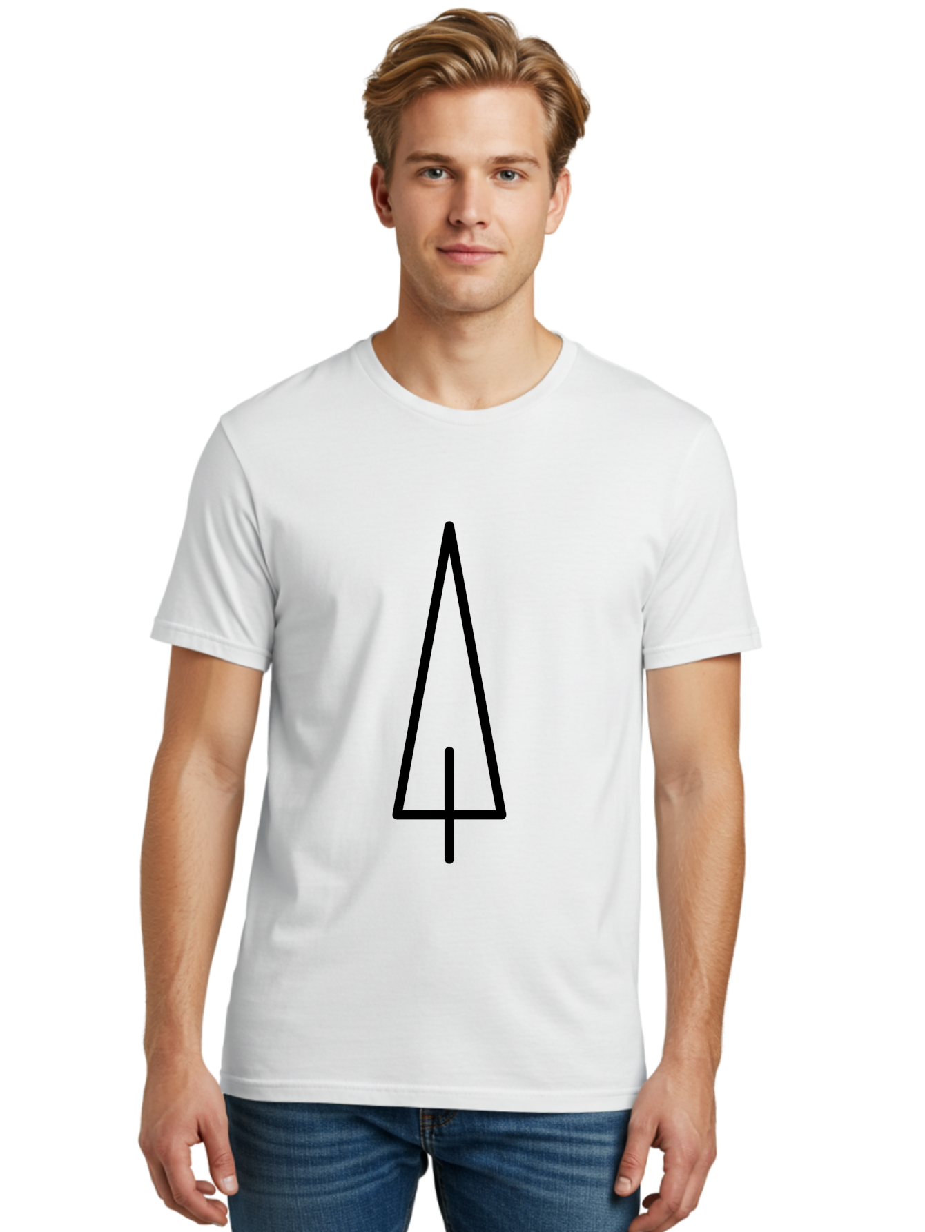 Chaos-Magic-Symbol Men'S Graphic Tee, 100% Cotton, Comfortable Casual Summer Wear, Machine Washable, Occult Symbol, Paganism, Magic, Spiritual Growth, Alchemy, Mysticism, Esoteric Symbol, Spiritual Symbolism, Ancient Mystic -  Aaa169