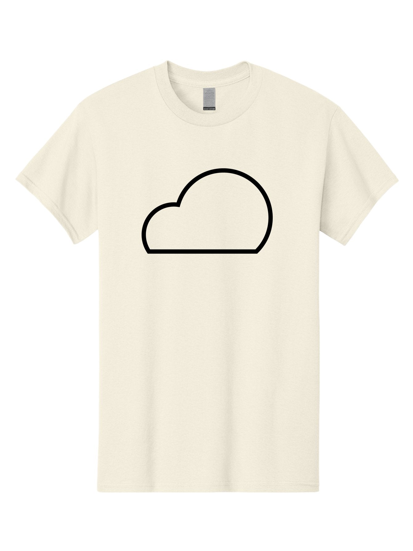 Cloud-1 Men'S Graphic Tee, 100% Cotton, Comfortable Casual Summer Wear, Machine Washable, Cloud Shape, Minimalist Design, Simple Graphics, Outline Style, Modern Icon, Weather Symbol, Abstract Shape -  Aaa177 29