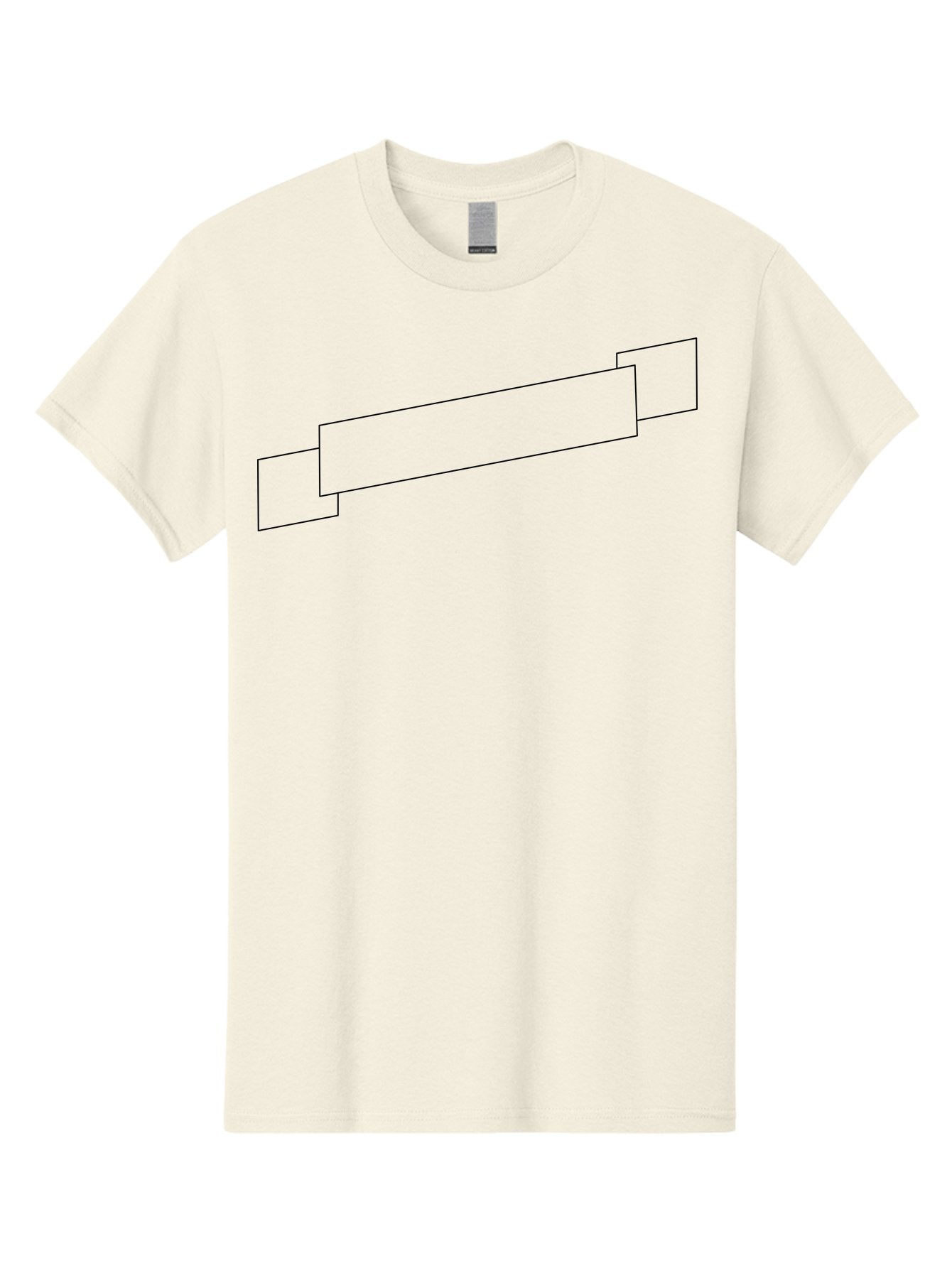 Linked-Rectangles Men'S Graphic Tee, 100% Cotton, Comfortable Casual Summer Wear, Machine Washable, Geometric Shapes, Rectangles, Connected Lines, Minimalist Design, Abstract Art, Simple Figures, Black Outline -  Aaa190 15
