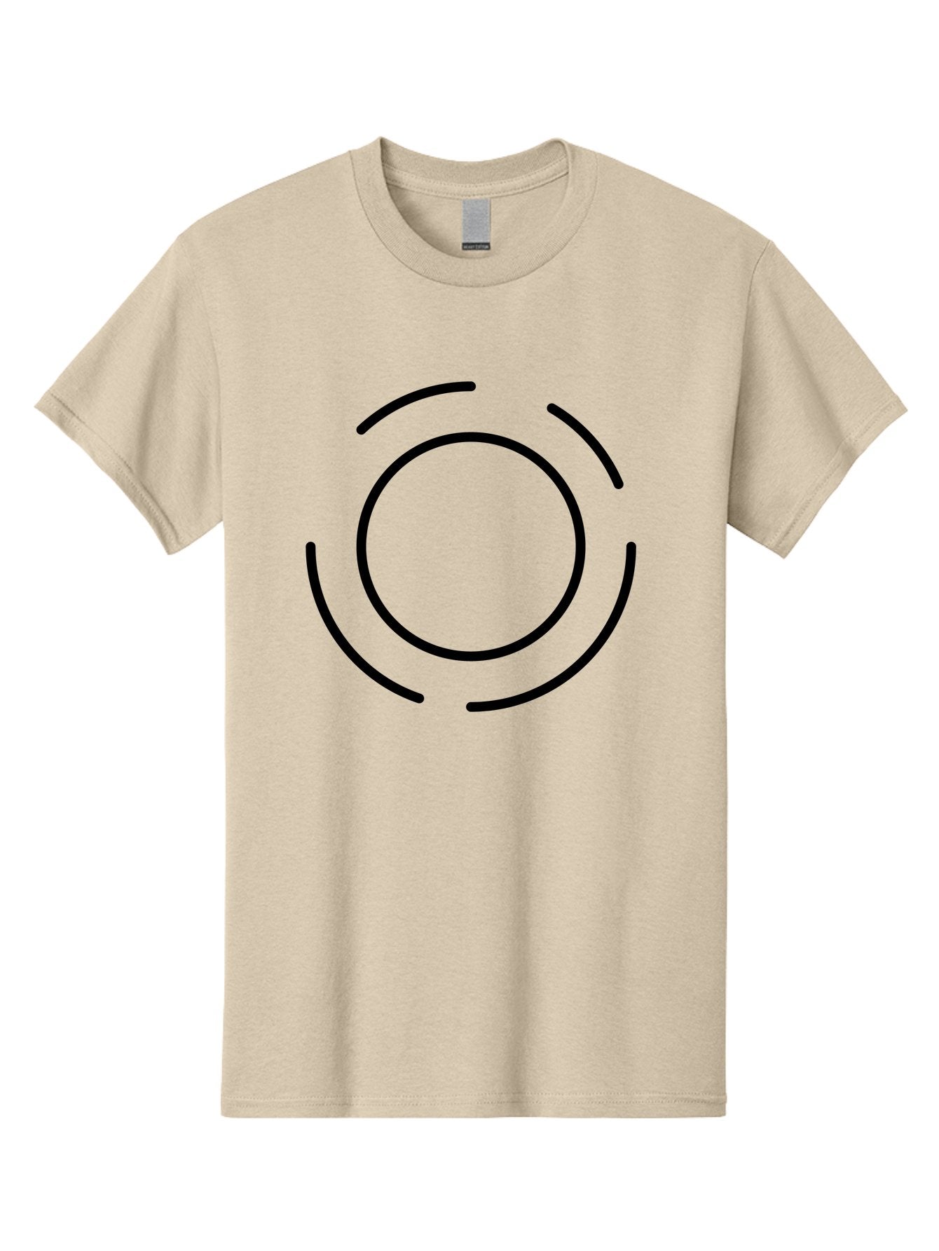 Loading-Symbol Men'S Graphic Tee, 100% Cotton, Comfortable Casual Summer Wear, Machine Washable, Loading Animation, Circular Motion, Progress Indicator, Black Lines, Abstract Shape, Dynamic Icon -  Aaa191 29