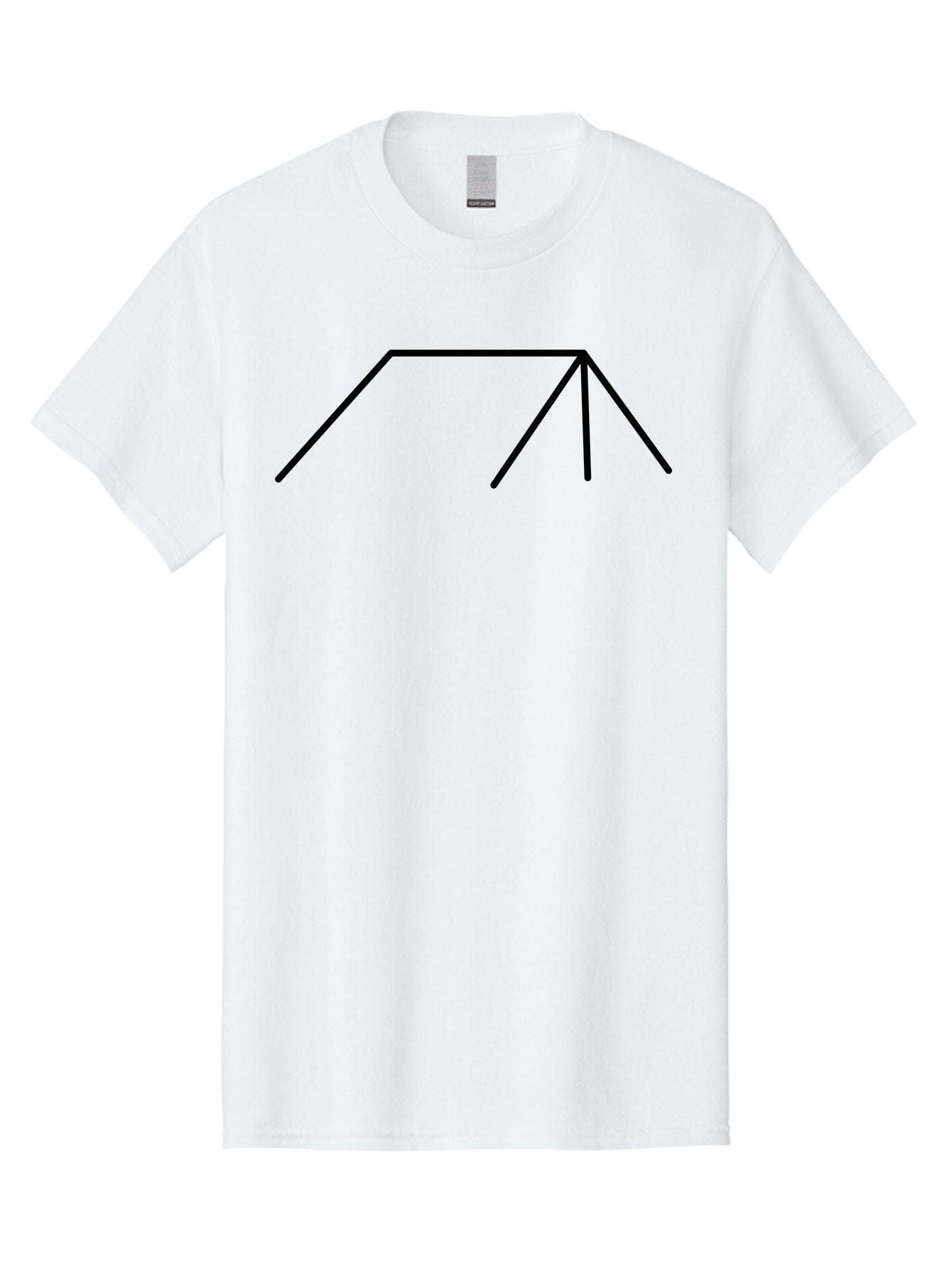 Stick-Figure Men'S Graphic Tee, 100% Cotton, Comfortable Casual Summer Wear, Machine Washable, Simple Line Drawing, Geometric Shape, Abstract Design, Minimalist Art, Black Lines, Simple Graphics -  Aaa206 21