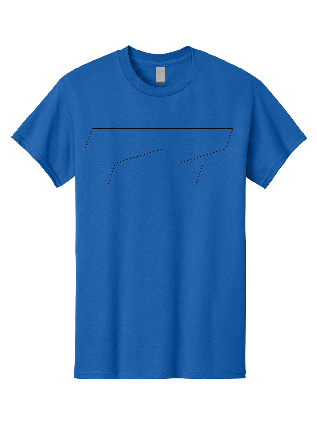 Z Men'S Graphic Tee, 100% Cotton, Comfortable Casual Summer Wear, Machine Washable, Stylized Letter Z, Geometric Shape, Minimalist Design, Simple Outline, Black Lines, Abstract Graphic -  Aaa230 7