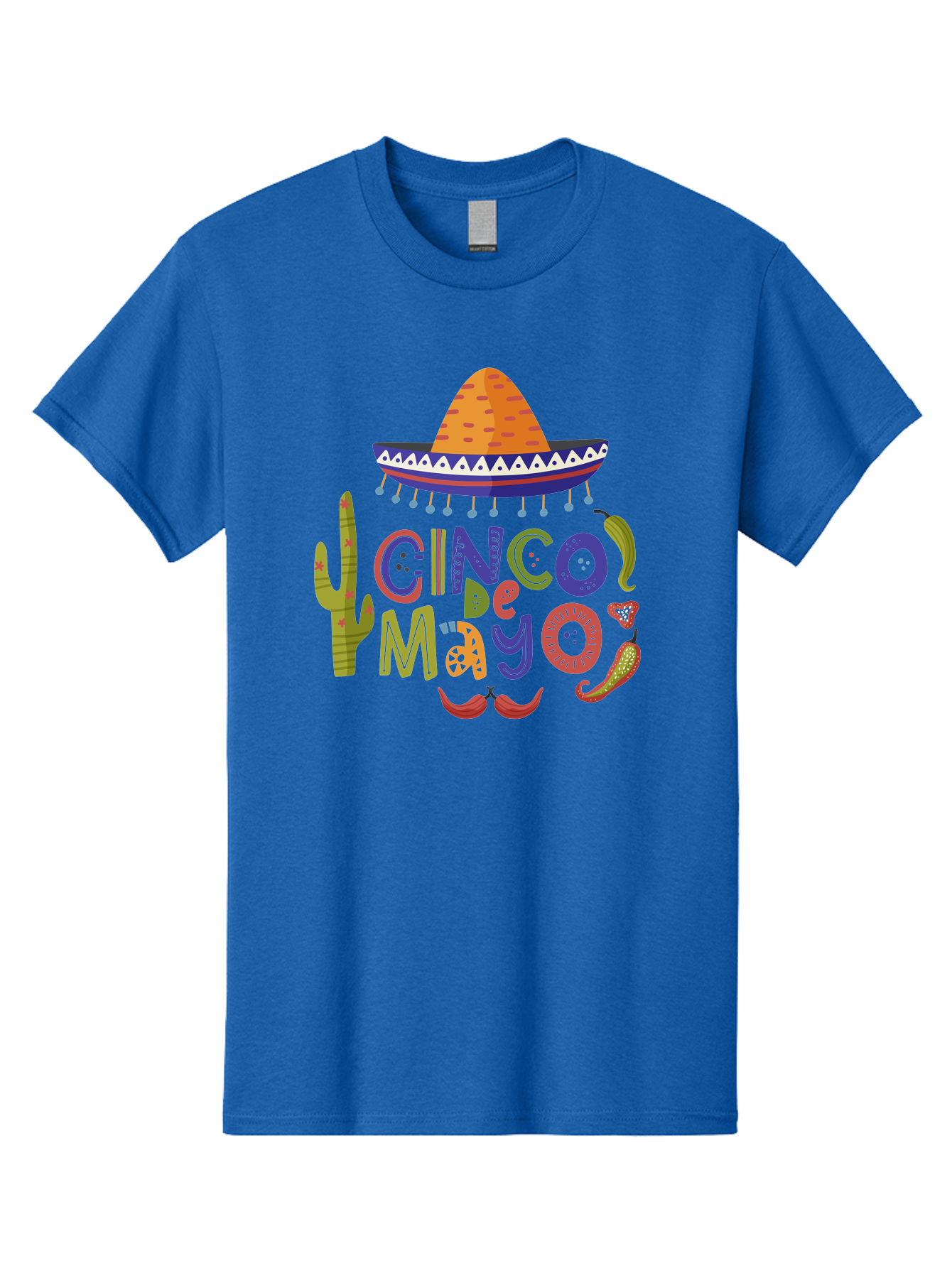Cinco-De-Mayo-1 Men'S Graphic Tee, 100% Cotton, Comfortable Casual Summer Wear, Machine Washable, Cinco De Mayo, Sombrero, Chili Peppers, Cactus, Festive Design, Vibrant Colors, Mexican Heritage, Cultural Celebration, Fiesta Theme, -  Aaa233 27