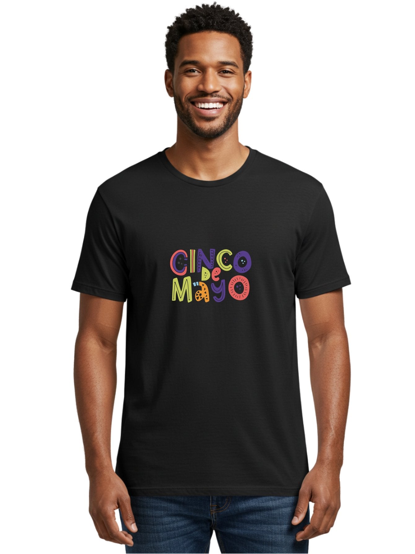 Cinco-De-Mayo-4 Men'S Graphic Tee, 100% Cotton, Comfortable Casual Summer Wear, Machine Washable, Cinco De Mayo Celebration, Mexican Holiday, Festive Typography, Vibrant Colors, Party Decorations, Cultural Heritage, Traditional Mexican, -  Aaa236 18