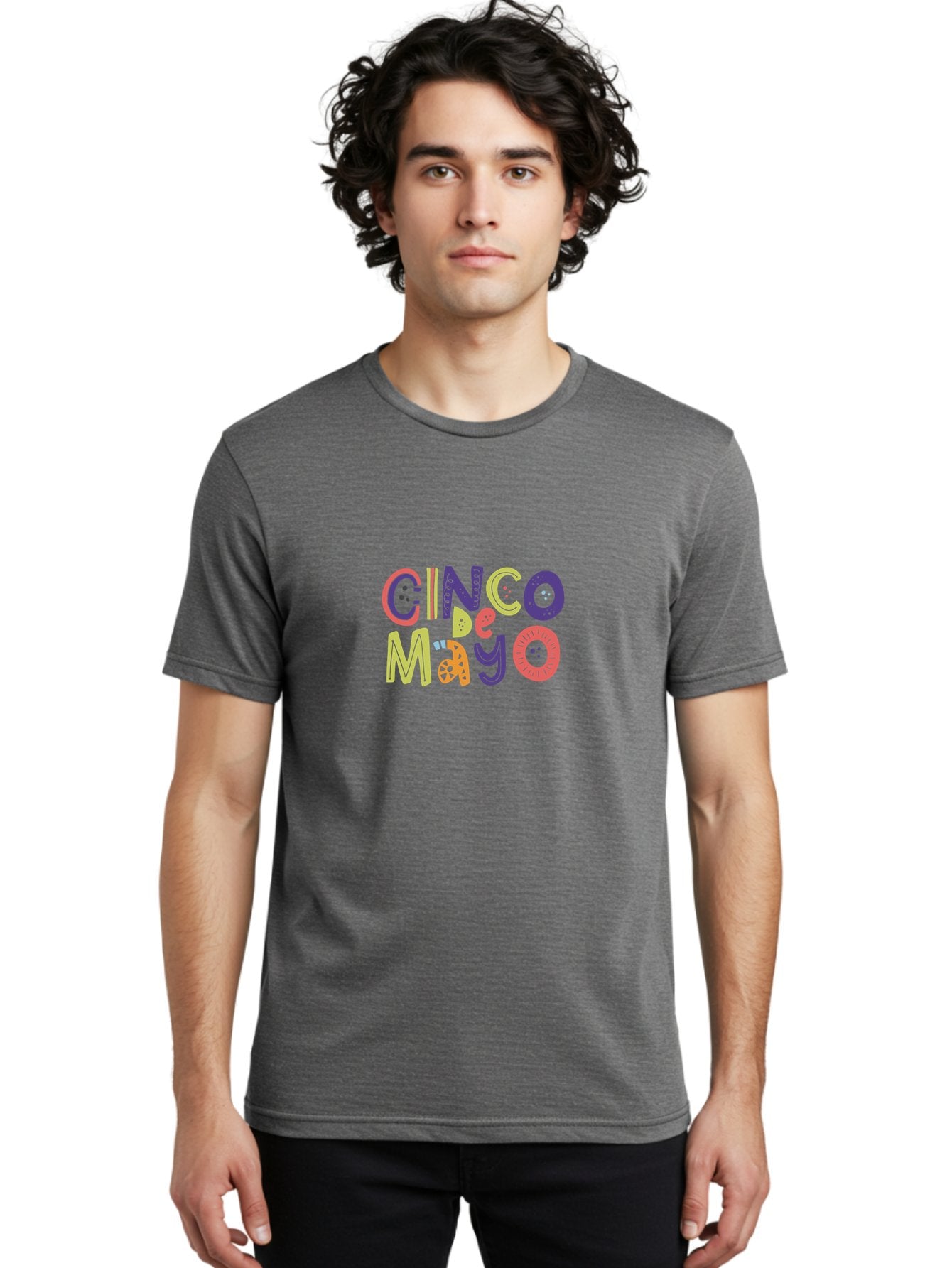 Cinco-De-Mayo-4 Men'S Graphic Tee, 100% Cotton, Comfortable Casual Summer Wear, Machine Washable, Cinco De Mayo Celebration, Mexican Holiday, Festive Typography, Vibrant Colors, Party Decorations, Cultural Heritage, Traditional Mexican, -  Aaa236 20