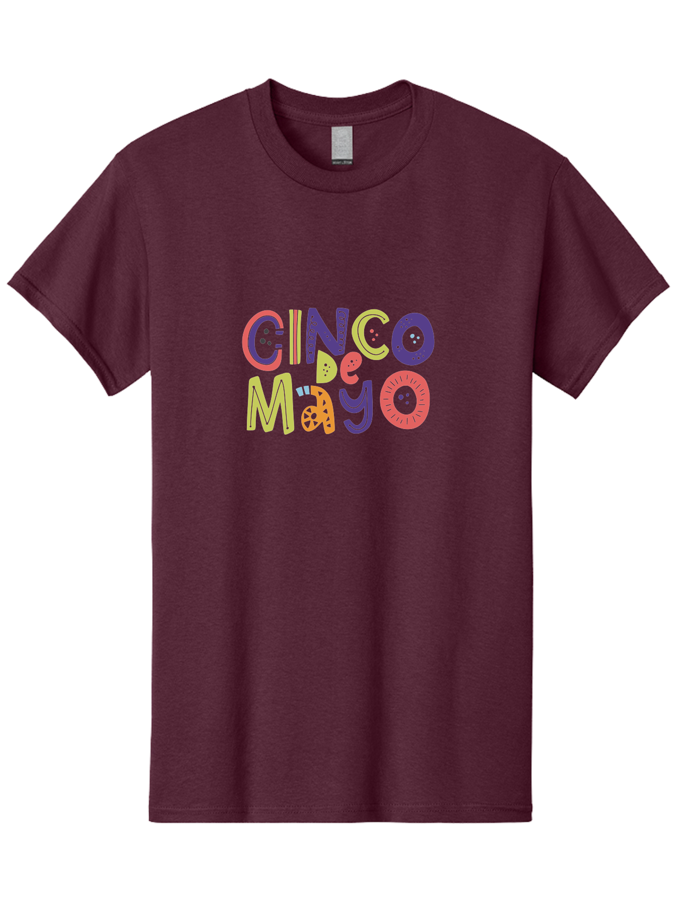 Cinco-De-Mayo-4 Men'S Graphic Tee, 100% Cotton, Comfortable Casual Summer Wear, Machine Washable, Cinco De Mayo Celebration, Mexican Holiday, Festive Typography, Vibrant Colors, Party Decorations, Cultural Heritage, Traditional Mexican, -  Aaa236 15