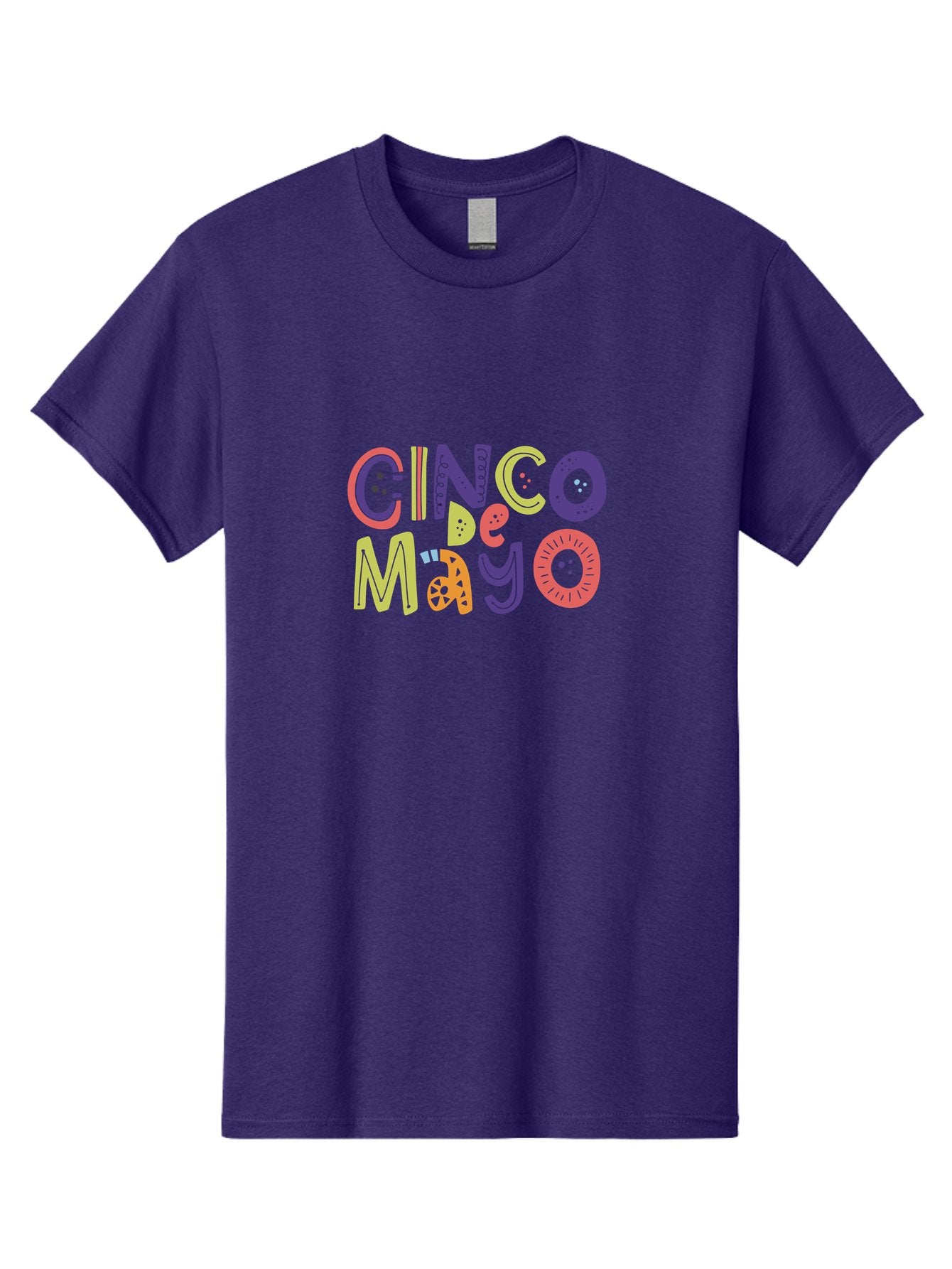 Cinco-De-Mayo-4 Men'S Graphic Tee, 100% Cotton, Comfortable Casual Summer Wear, Machine Washable, Cinco De Mayo Celebration, Mexican Holiday, Festive Typography, Vibrant Colors, Party Decorations, Cultural Heritage, Traditional Mexican, -  Aaa236 5