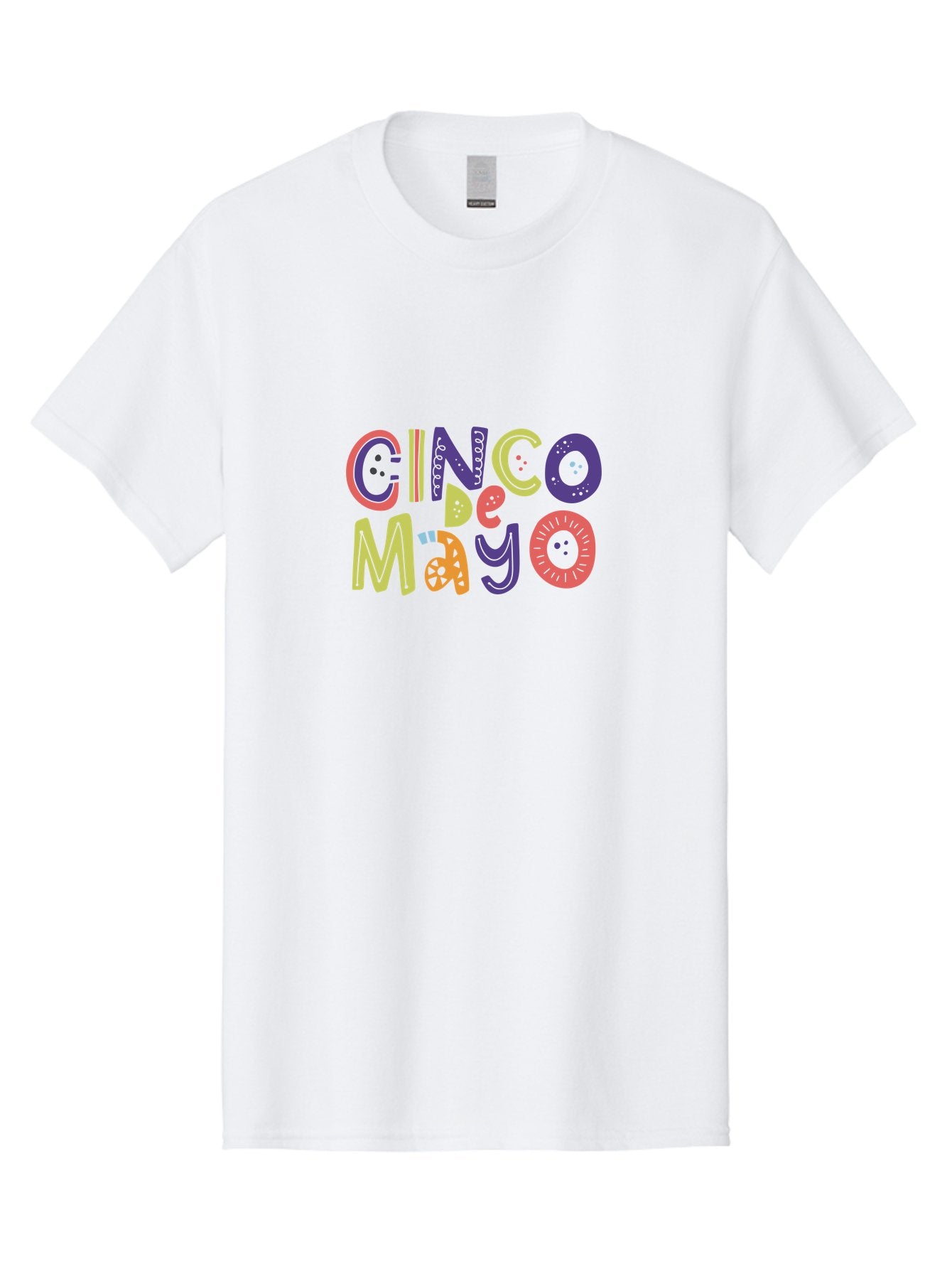 Cinco-De-Mayo-4 Men'S Graphic Tee, 100% Cotton, Comfortable Casual Summer Wear, Machine Washable, Cinco De Mayo Celebration, Mexican Holiday, Festive Typography, Vibrant Colors, Party Decorations, Cultural Heritage, Traditional Mexican, -  Aaa236 7