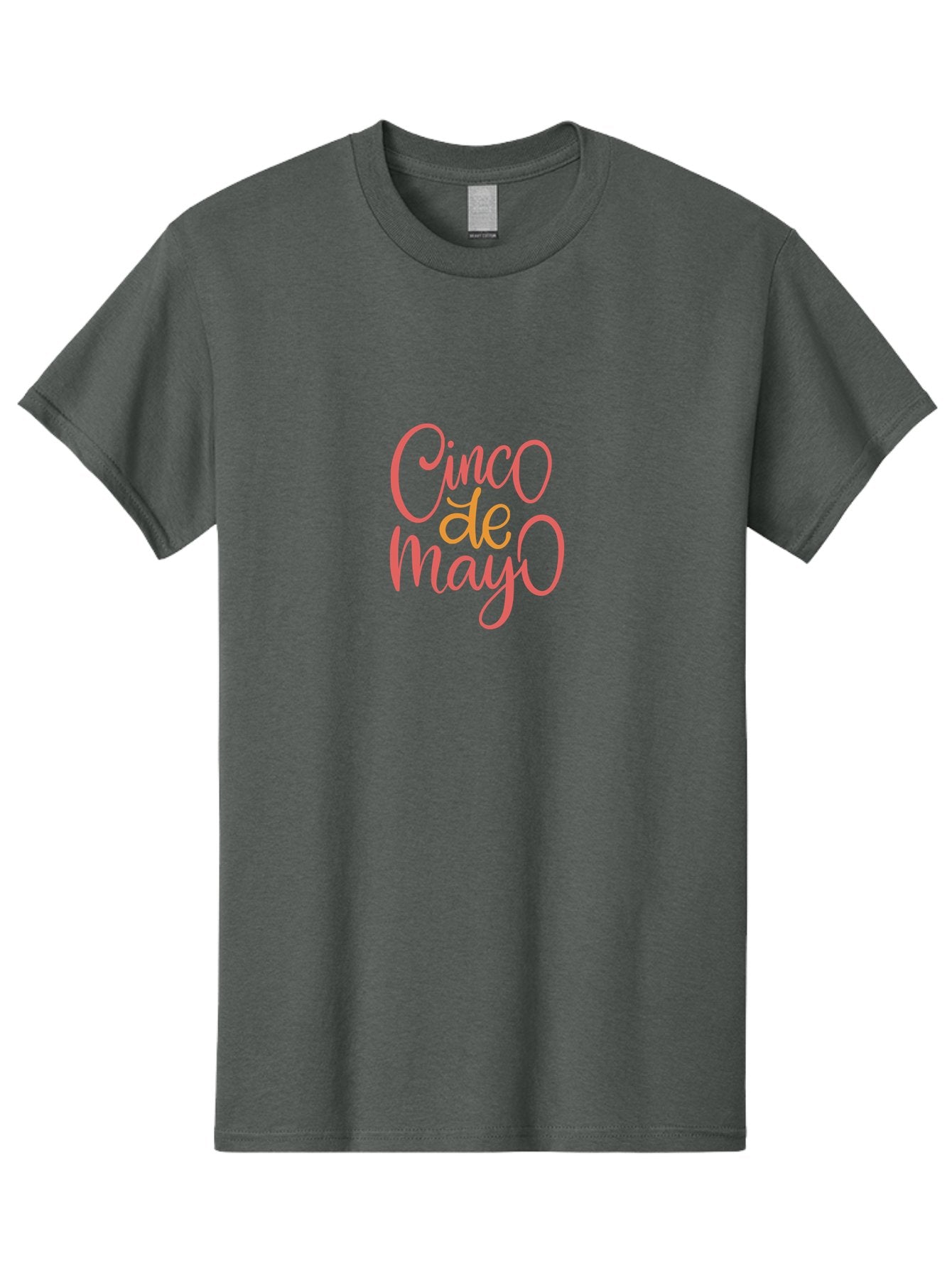 Cinco-De-Mayo-5 Men'S Graphic Tee, 100% Cotton, Comfortable Casual Summer Wear, Machine Washable, Cinco De Mayo, Festive Celebration, Mexican Holiday, Vibrant Pink Text, Cultural Heritage, Party Invitation, Holiday Greeting -  Aaa237 25