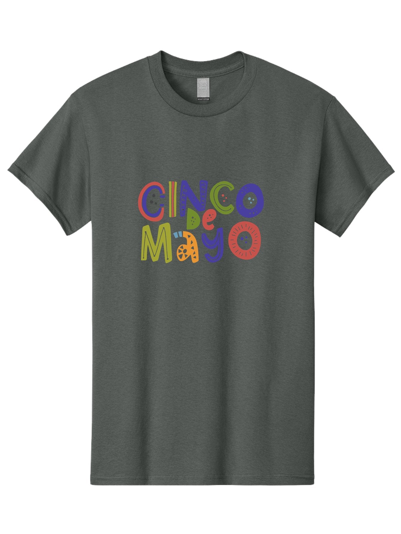 Cinco-De-Mayo-6 Men'S Graphic Tee, 100% Cotton, Comfortable Casual Summer Wear, Machine Washable, Cinco De Mayo, Colorful Text, Festive Typography, Mexican Holiday, Party Decorations, Vibrant Colors, Celebration -  Aaa238 7