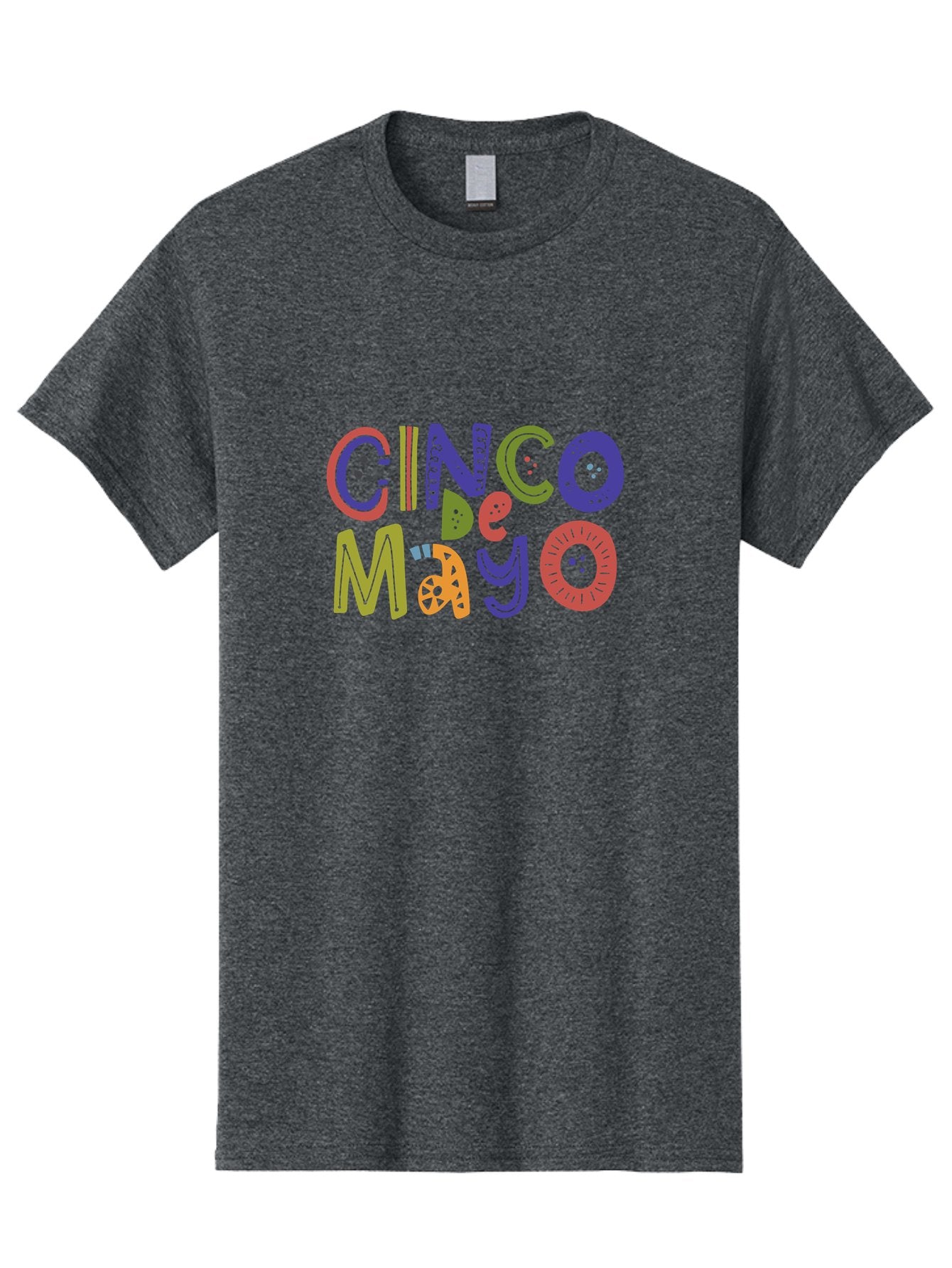 Cinco-De-Mayo-6 Men'S Graphic Tee, 100% Cotton, Comfortable Casual Summer Wear, Machine Washable, Cinco De Mayo, Colorful Text, Festive Typography, Mexican Holiday, Party Decorations, Vibrant Colors, Celebration -  Aaa238 23