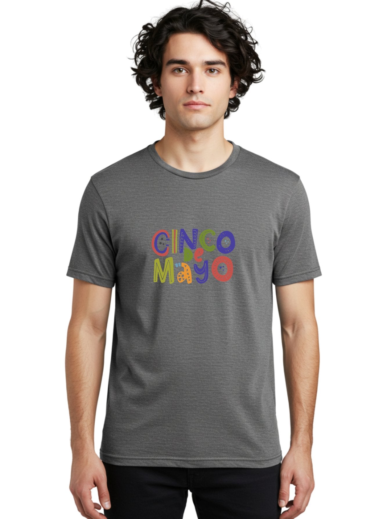 Cinco-De-Mayo-6 Men'S Graphic Tee, 100% Cotton, Comfortable Casual Summer Wear, Machine Washable, Cinco De Mayo, Colorful Text, Festive Typography, Mexican Holiday, Party Decorations, Vibrant Colors, Celebration -  Aaa238 28