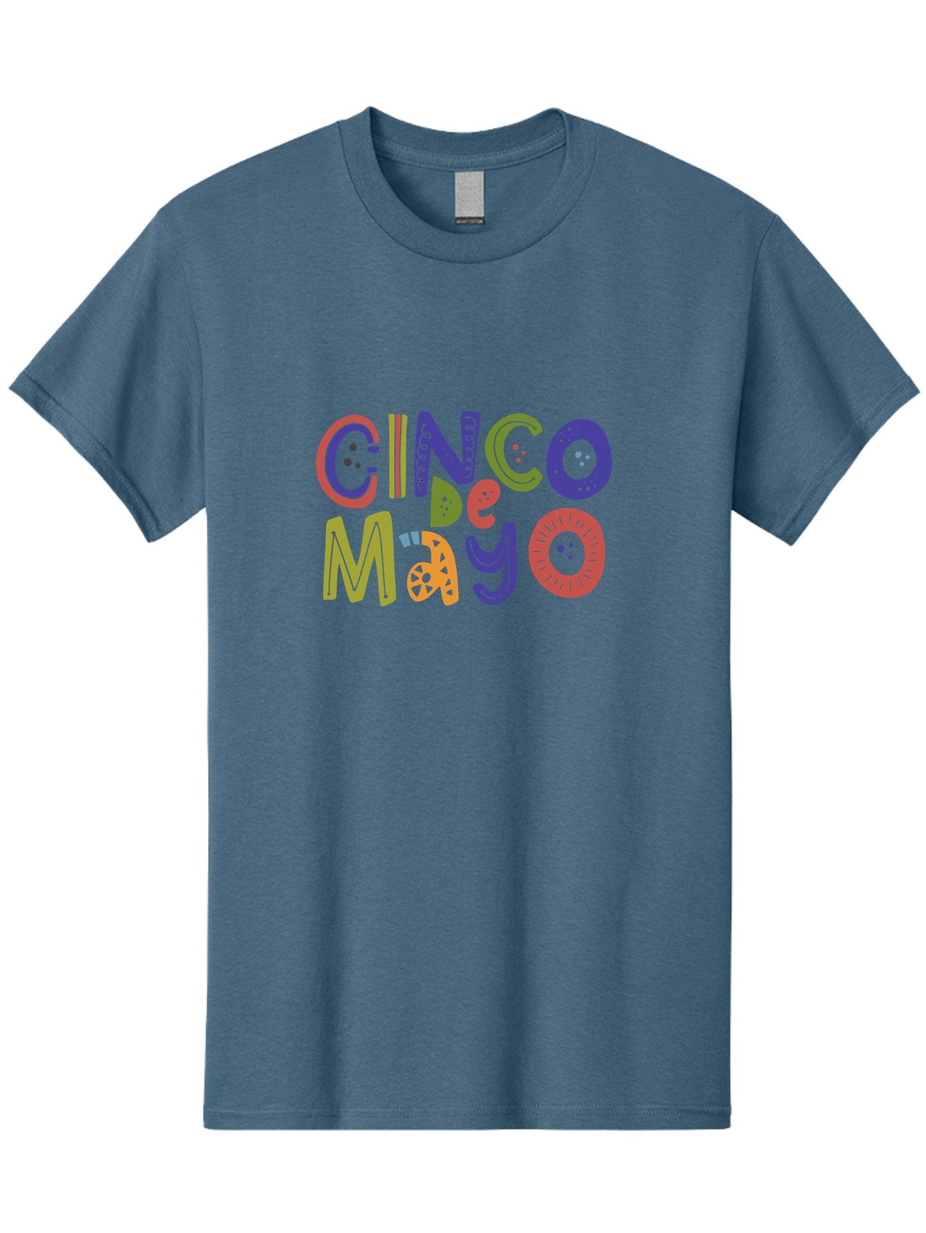 Cinco-De-Mayo-6 Men'S Graphic Tee, 100% Cotton, Comfortable Casual Summer Wear, Machine Washable, Cinco De Mayo, Colorful Text, Festive Typography, Mexican Holiday, Party Decorations, Vibrant Colors, Celebration -  Aaa238 29